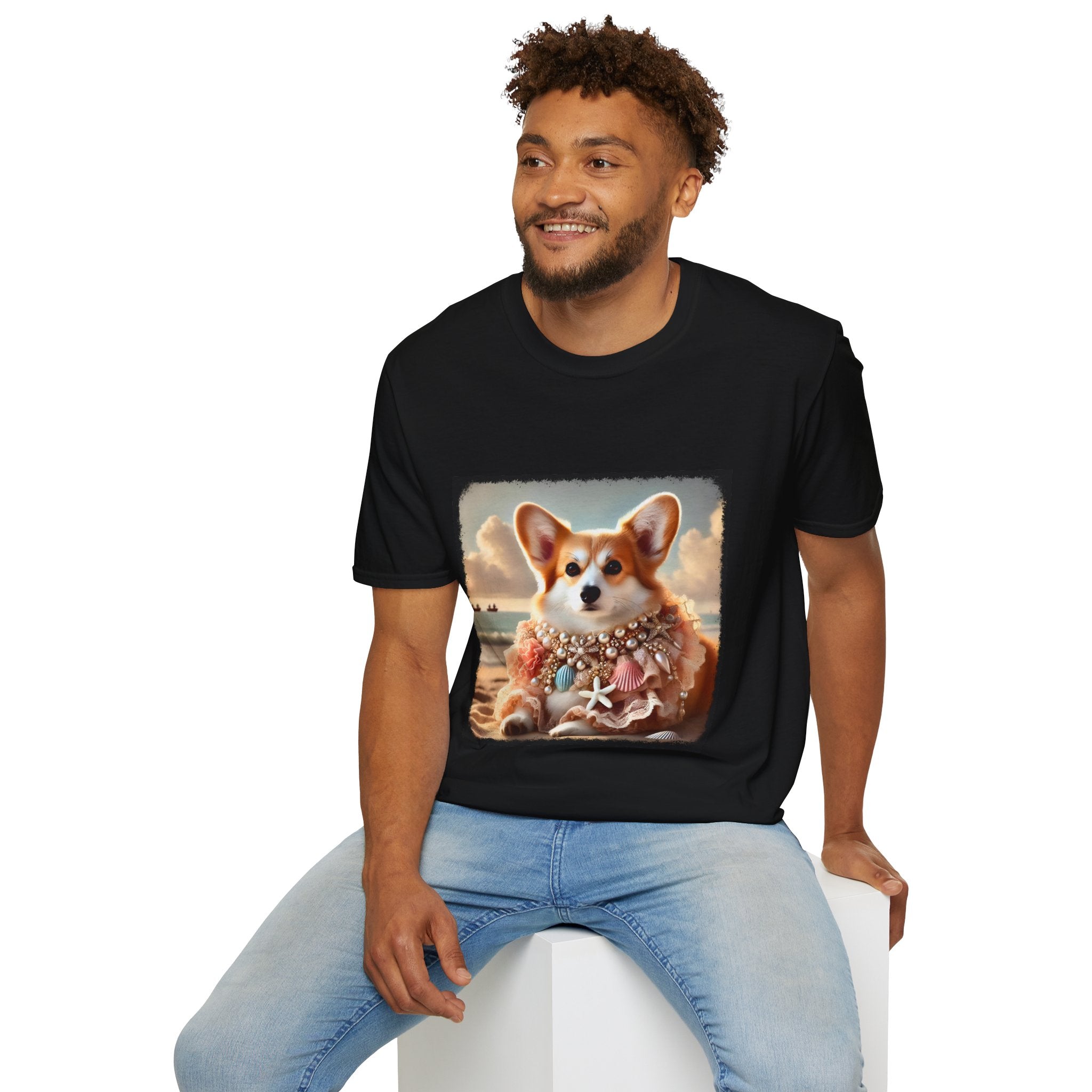 Pembroke Welsh Corgi Ocean Queen | Unisex Dog T-Shirt