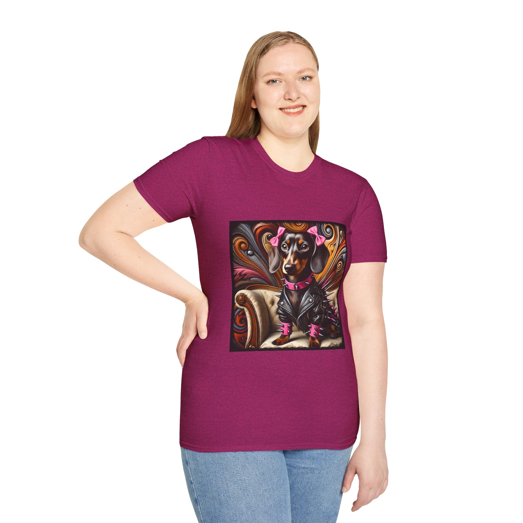 Dachshund Edgy Rocker | Unisex Dog T-Shirt