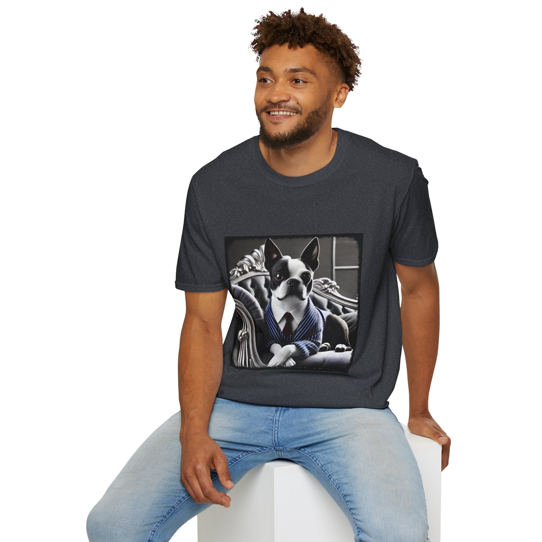 Boston Terrier Dapper Dude | Unisex Dog T-Shirt