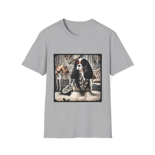 Cavalier King Charles Spaniel Pure Class design dog lover unisex t-shirt in sport grey