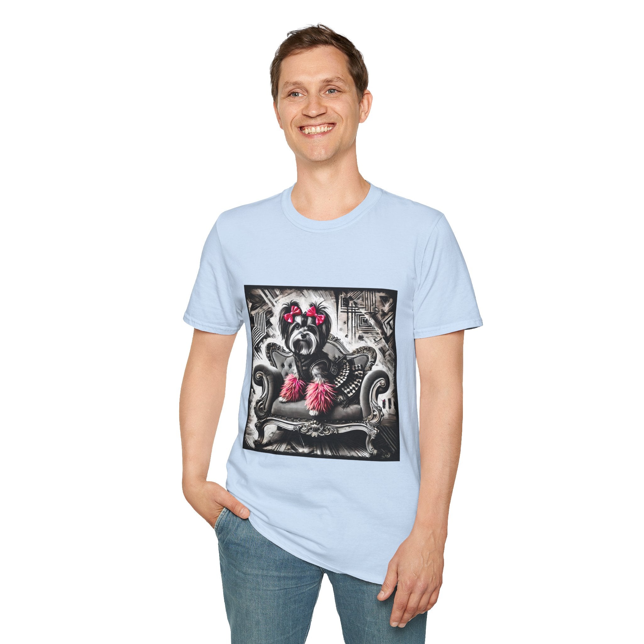 Havanese B&W Cutie |  Unisex Dog T-Shirt