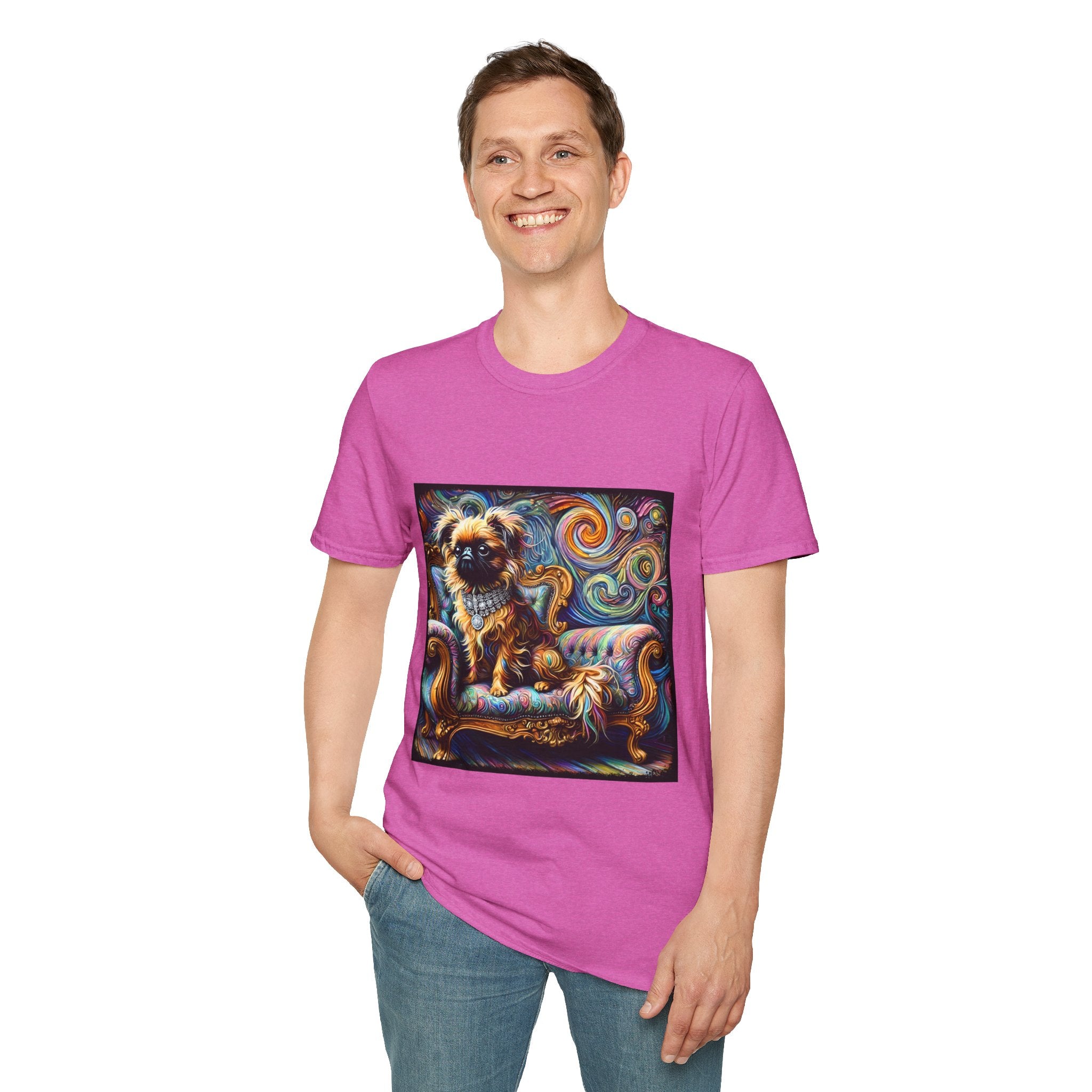 Brussels Griffon Diamond Swirl | Unisex Dog T-Shirt