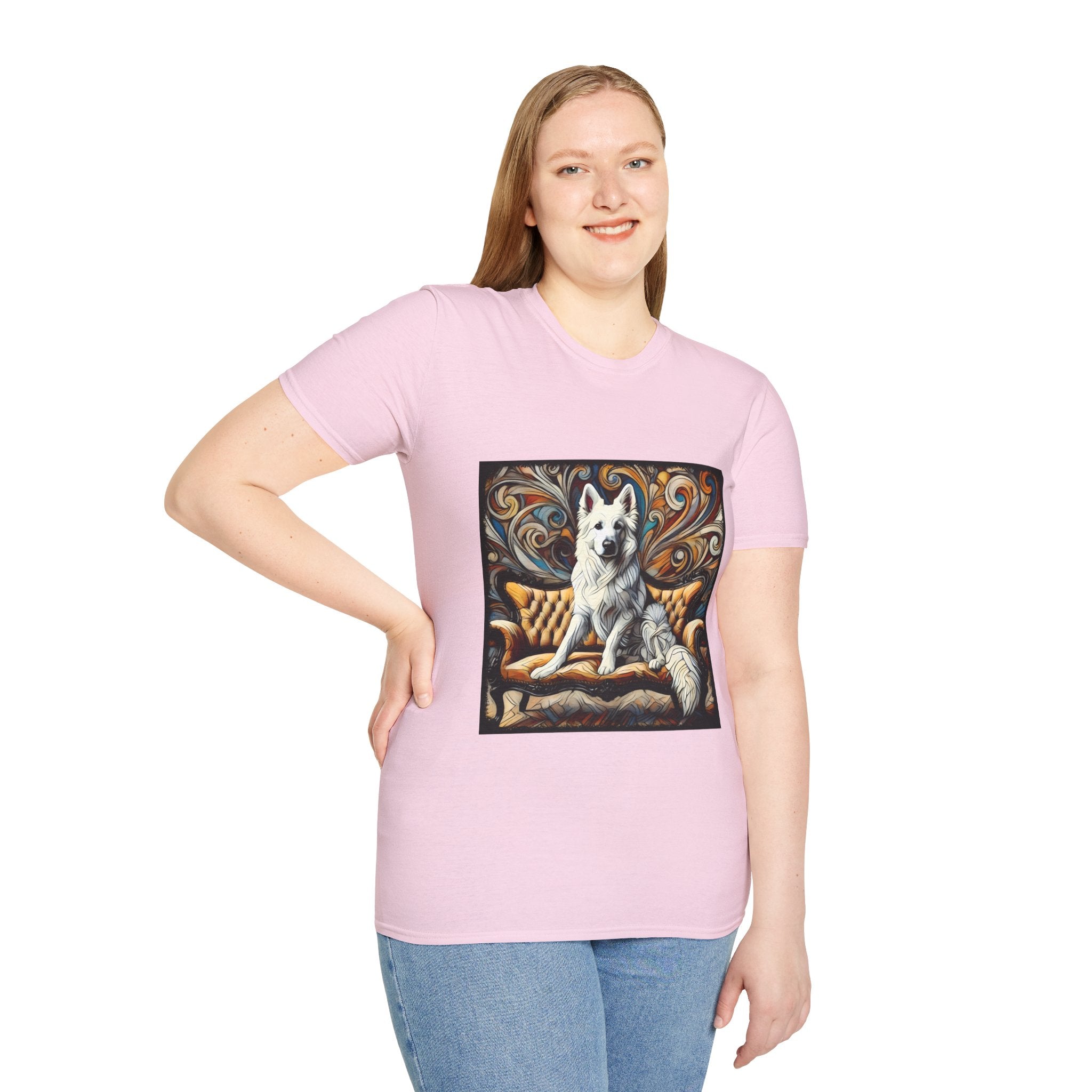 German Shepherd Bold Swirl | Unisex Dog T-Shirt