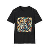 Bulldog Warm Geometric | Unisex Dog T-Shirt