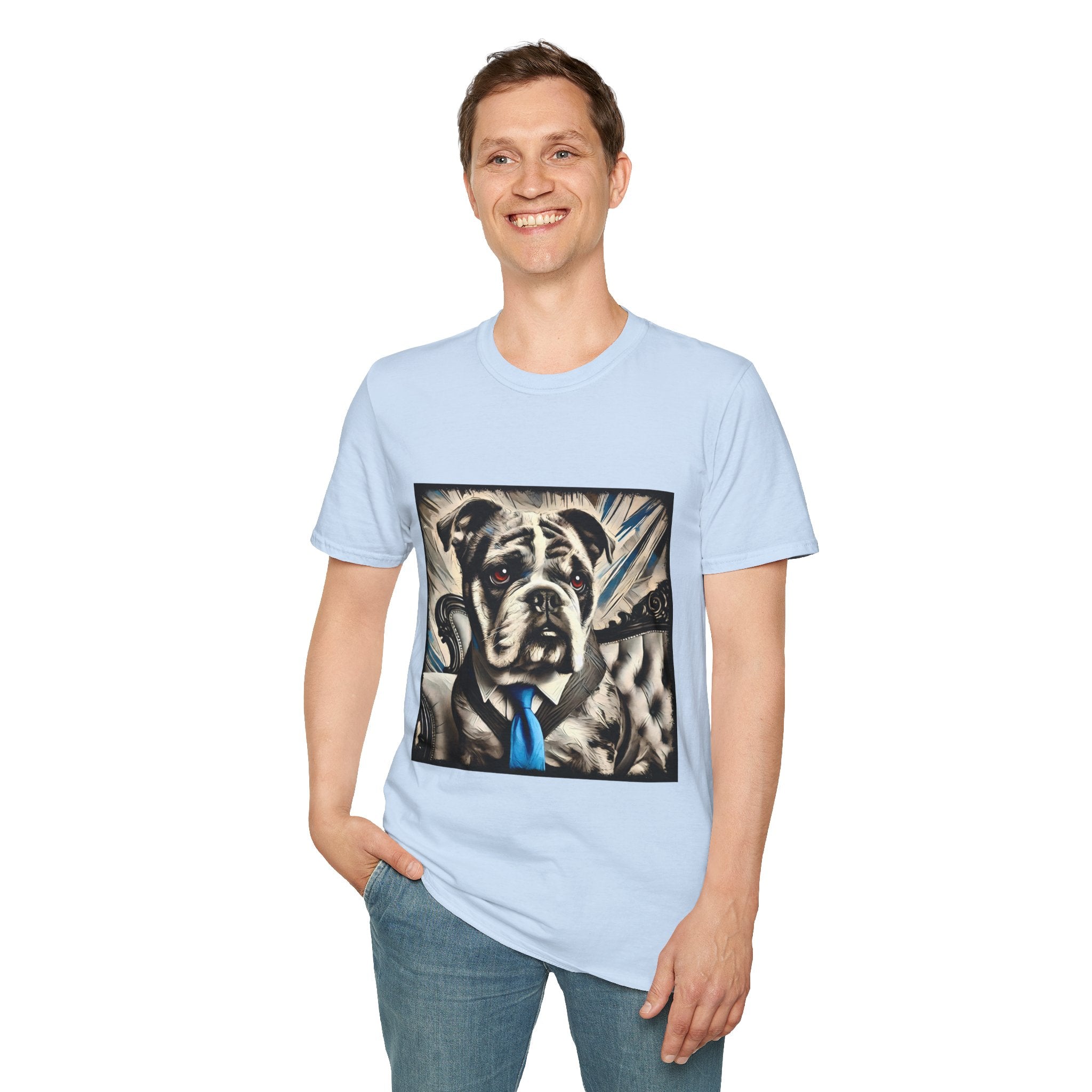 Bulldog Handsome Gent | Unisex Dog T-Shirt