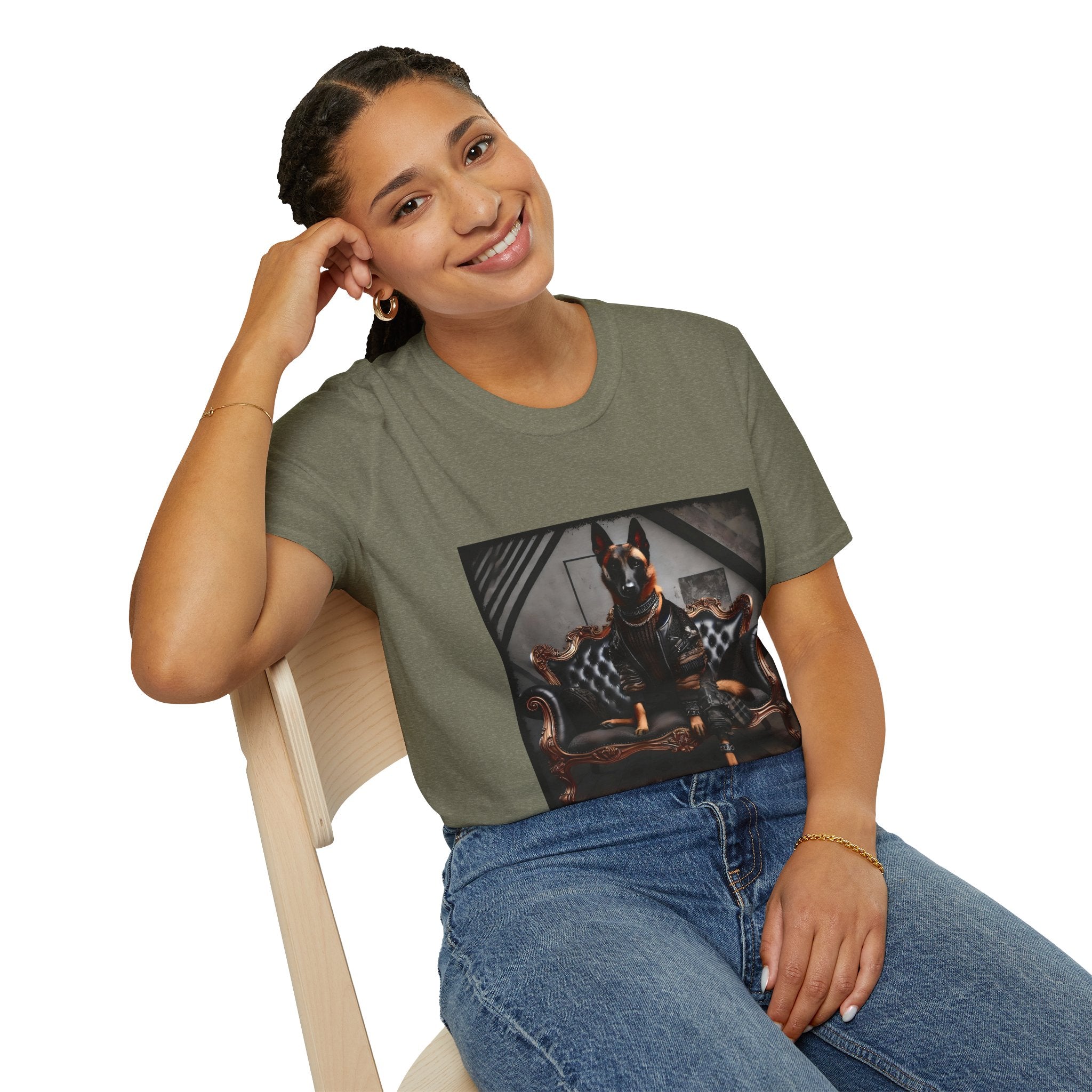 Belgian Malinois Bold Rebel | Unisex Dog T-Shirt