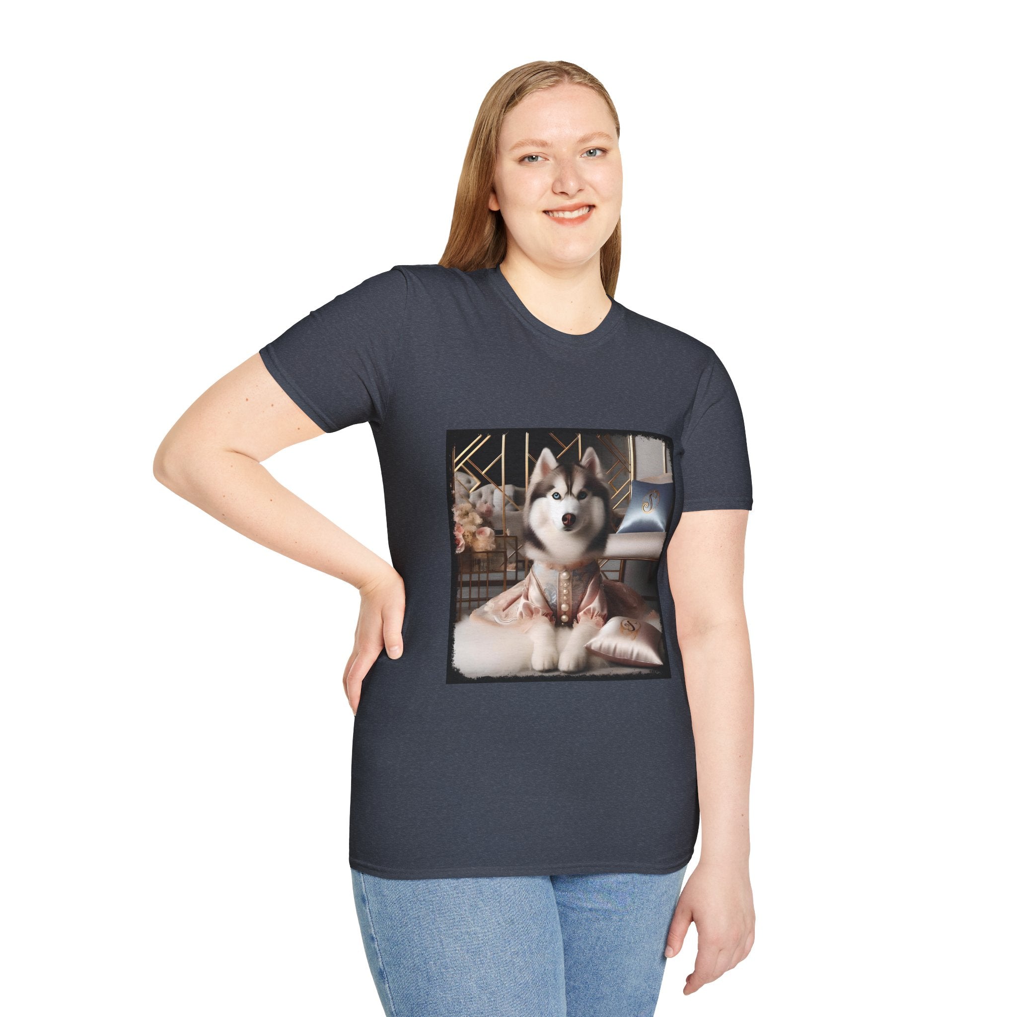 Siberian Husky Satin Diva | Unisex Dog T-Shirt