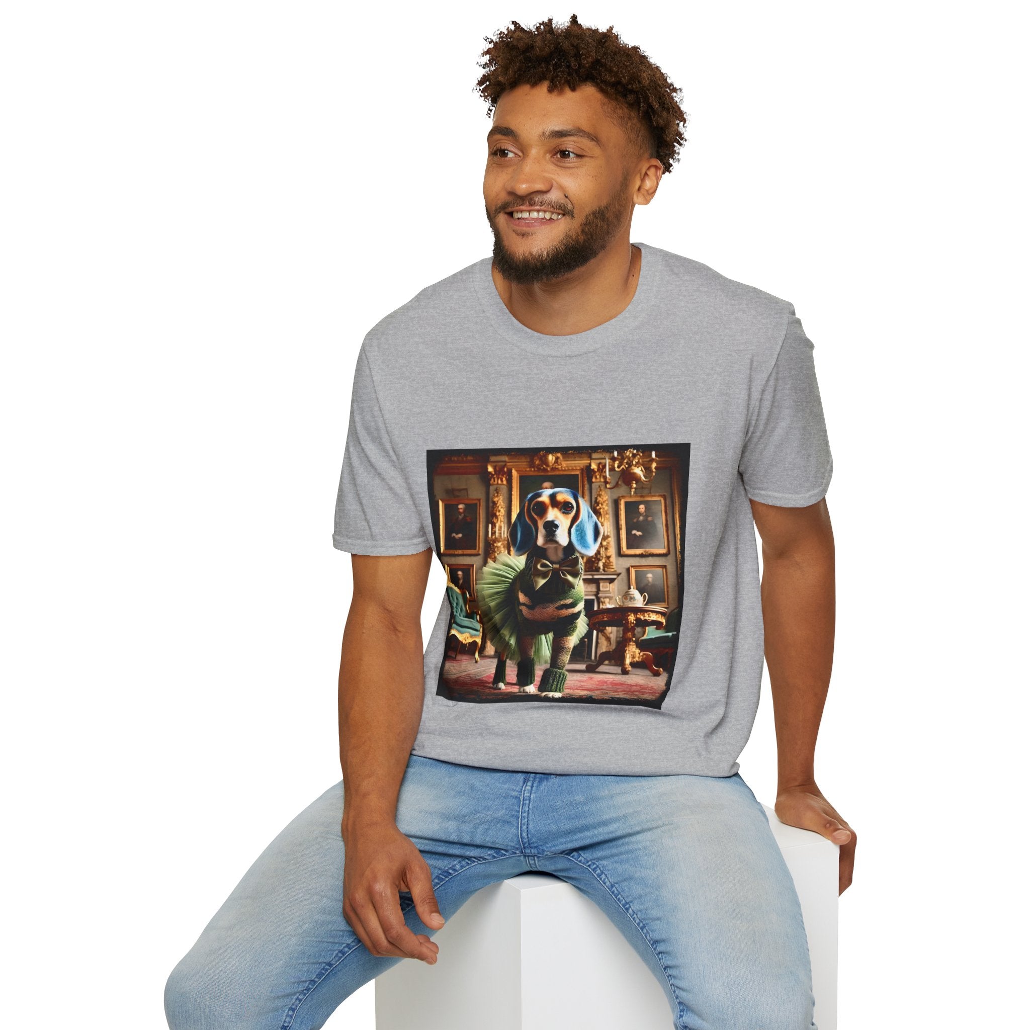 Beagle Blue Icon | Unisex Dog T-Shirt