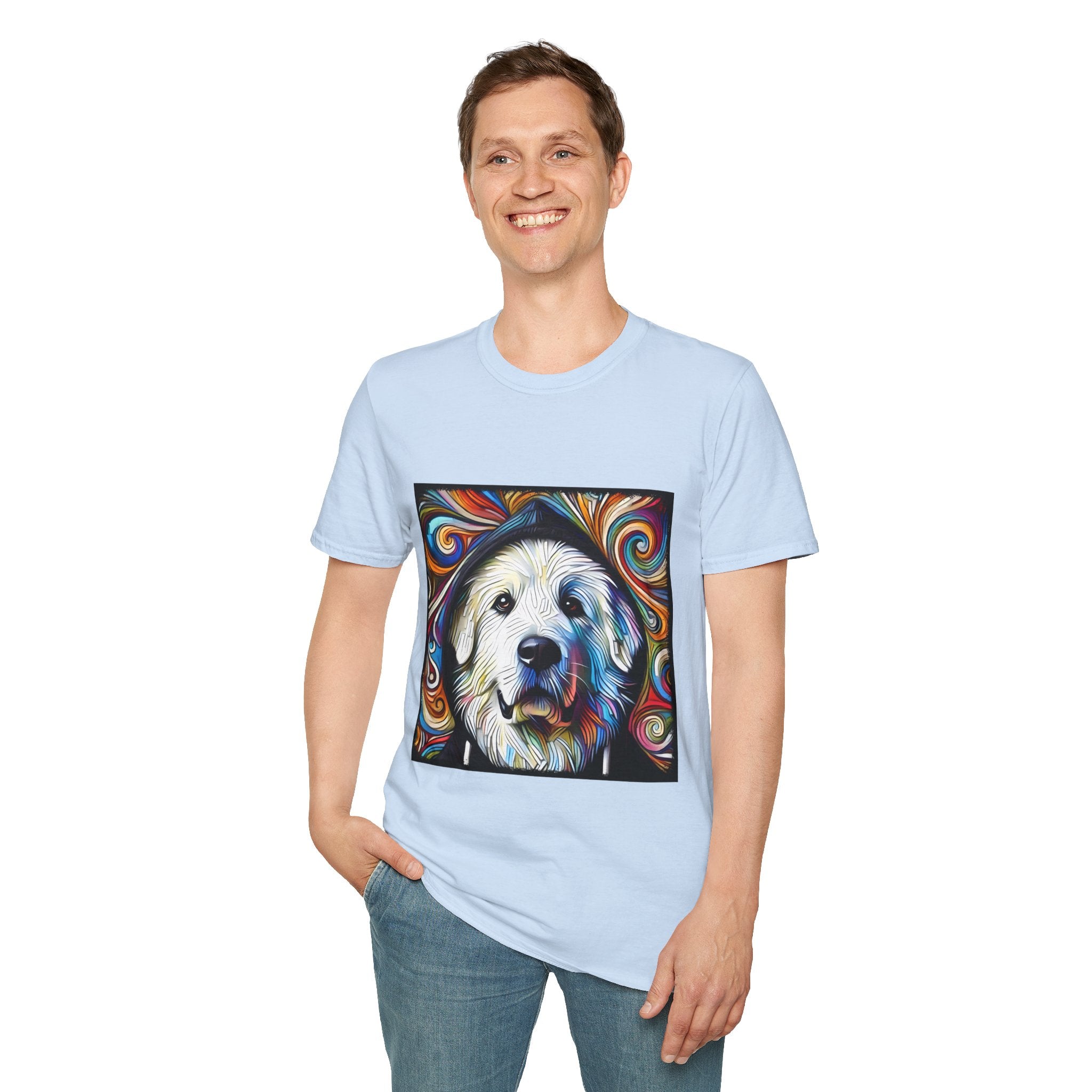 Great Pyrenees Relaxed Swirl | Unisex Dog T-Shirt