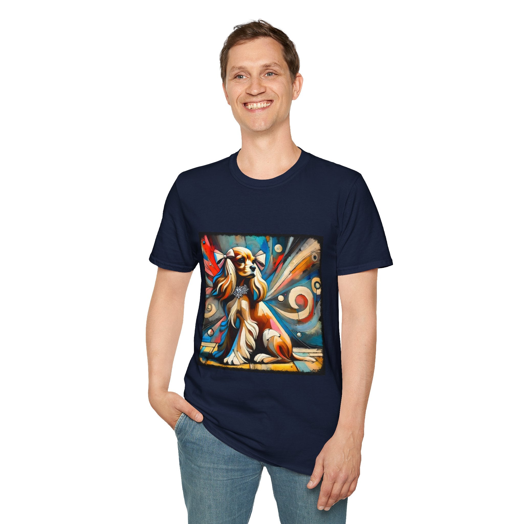 Cocker Spaniel Vivid Swirl | Unisex Dog T-Shirt
