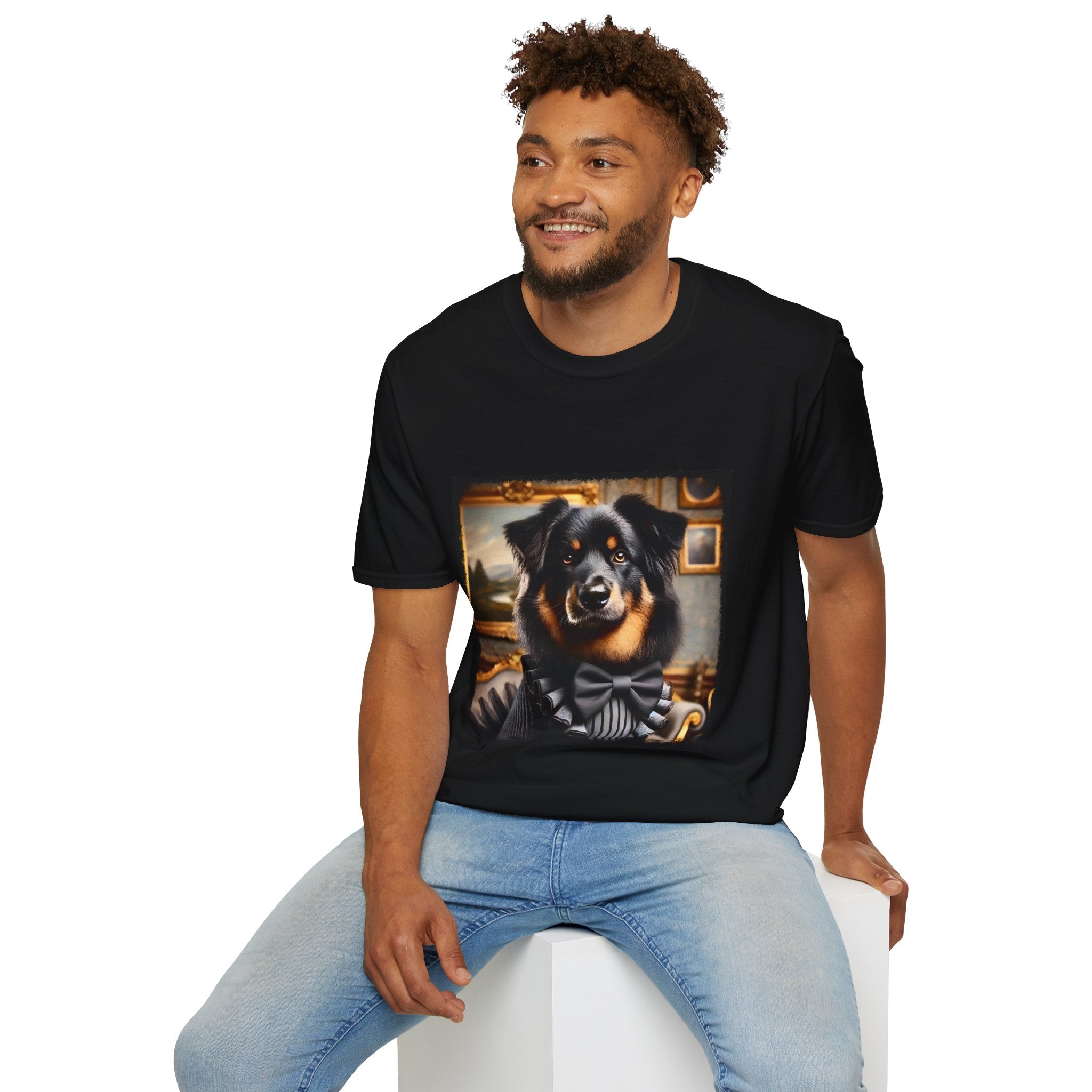 Australian Shepherd Poised Pup | Unisex Dog T-Shirt