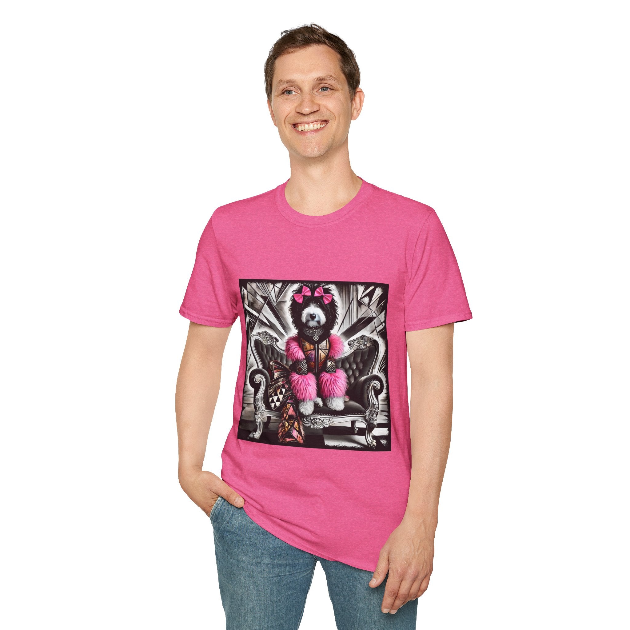 Bernedoodle Bold Rock | Unisex Dog T-Shirt