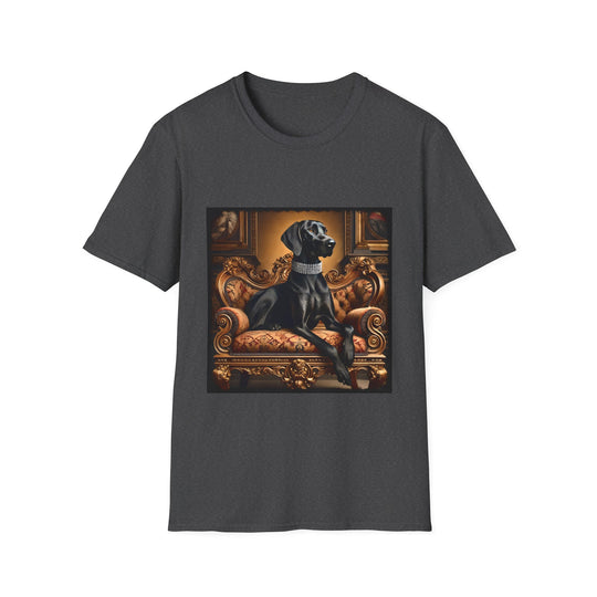 German Shorthaired Pointer Diamond Diva design dog lover unisex t-shirt in dark heather