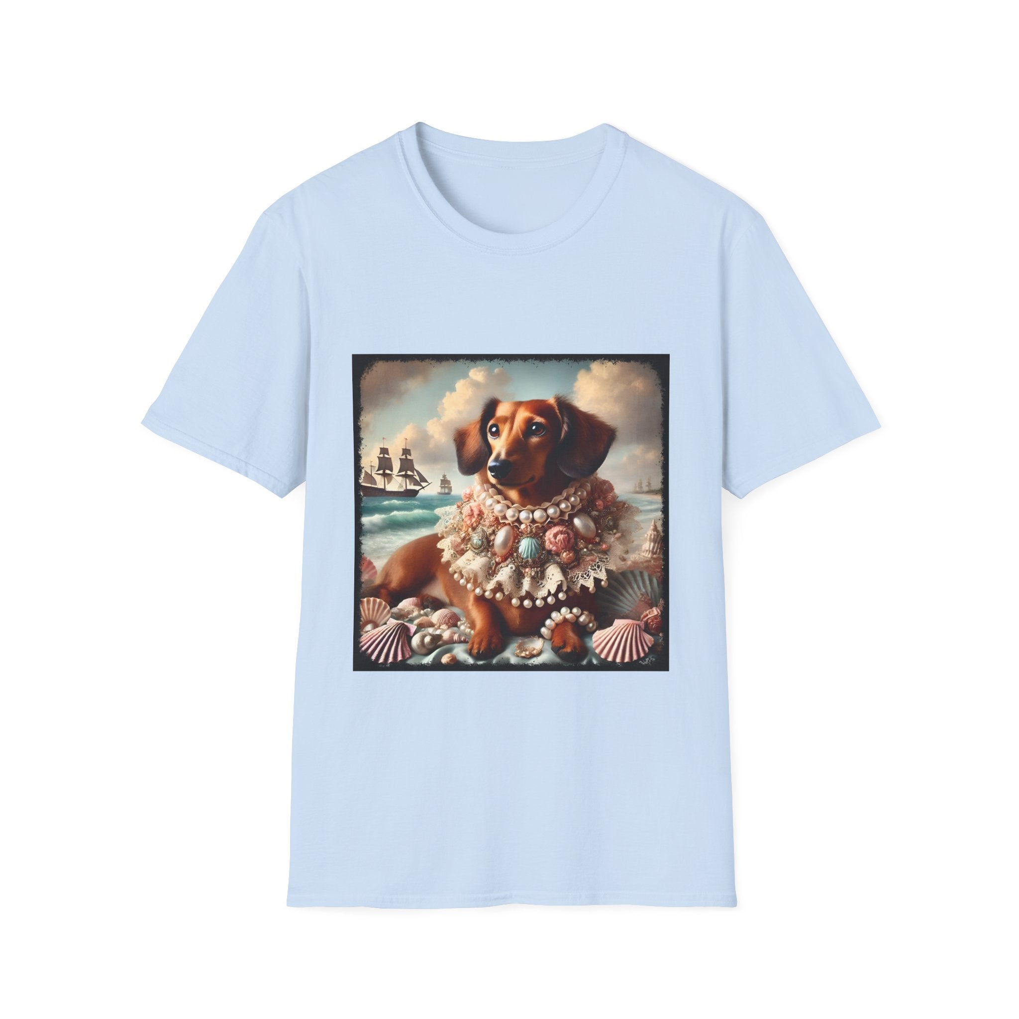 Dachshund Ocean Muse | Unisex Dog T-Shirt
