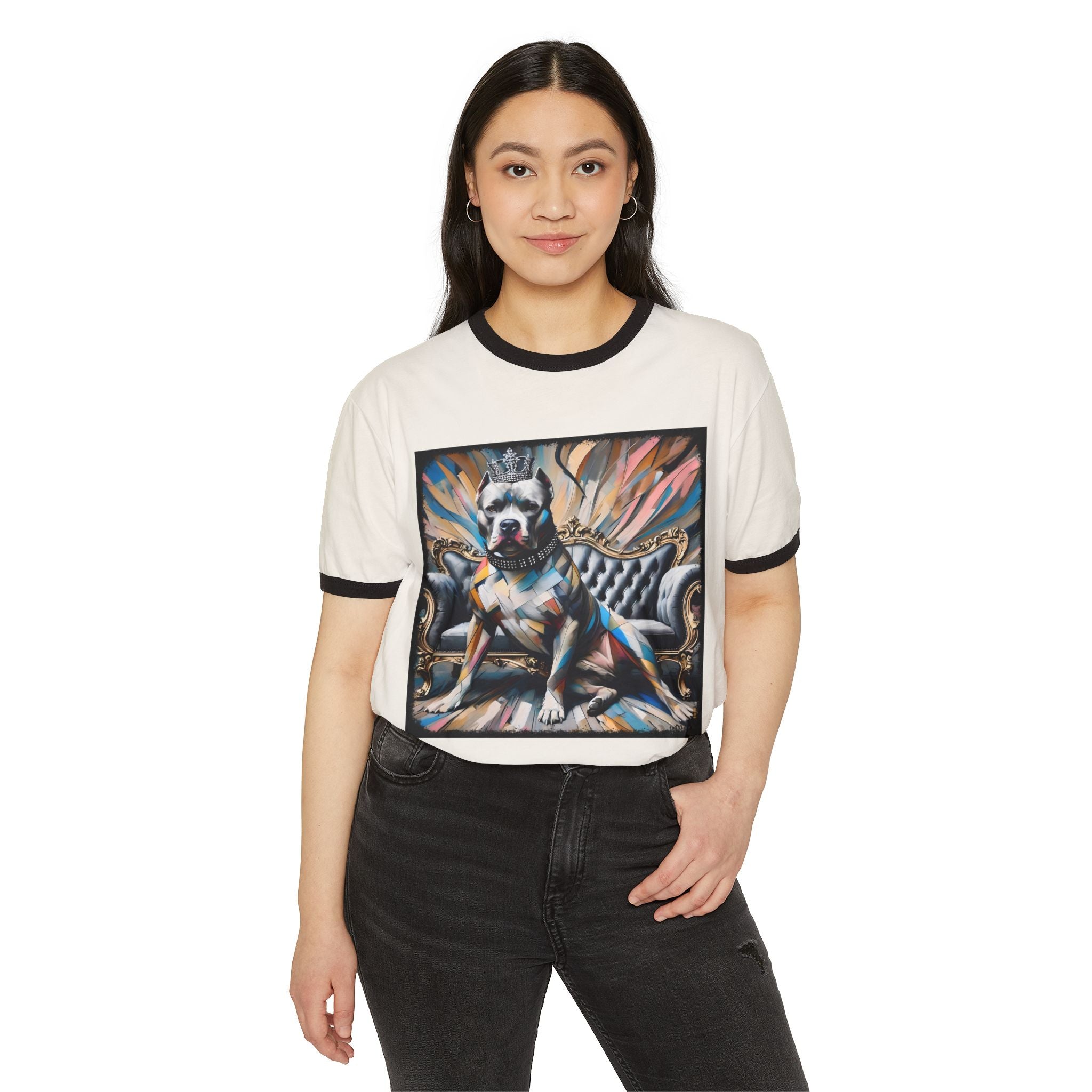 Pitbull Royal Geometric | Unisex Dog T-Shirt