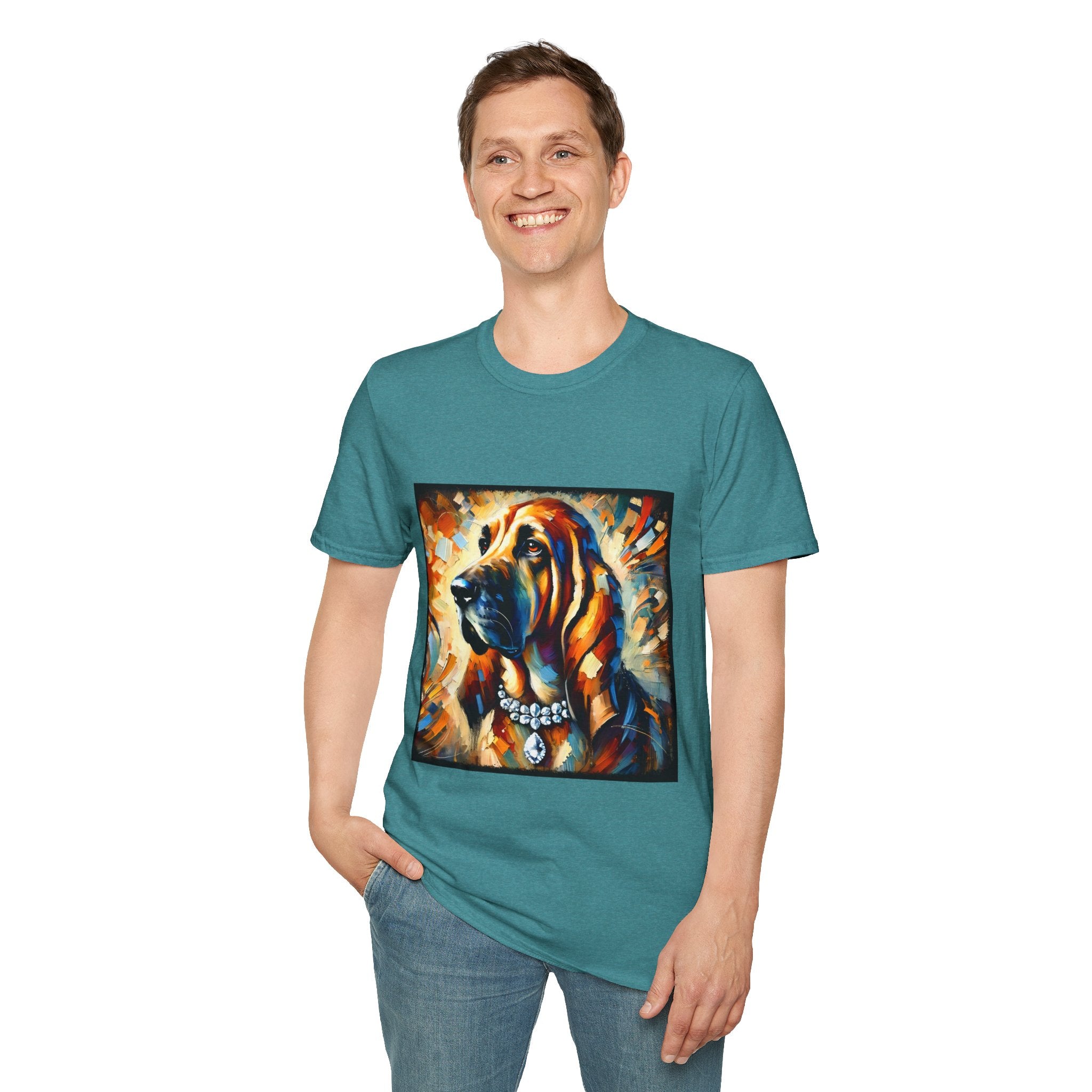 Bloodhound Diamond Bold Classic | Unisex Dog T-Shirt