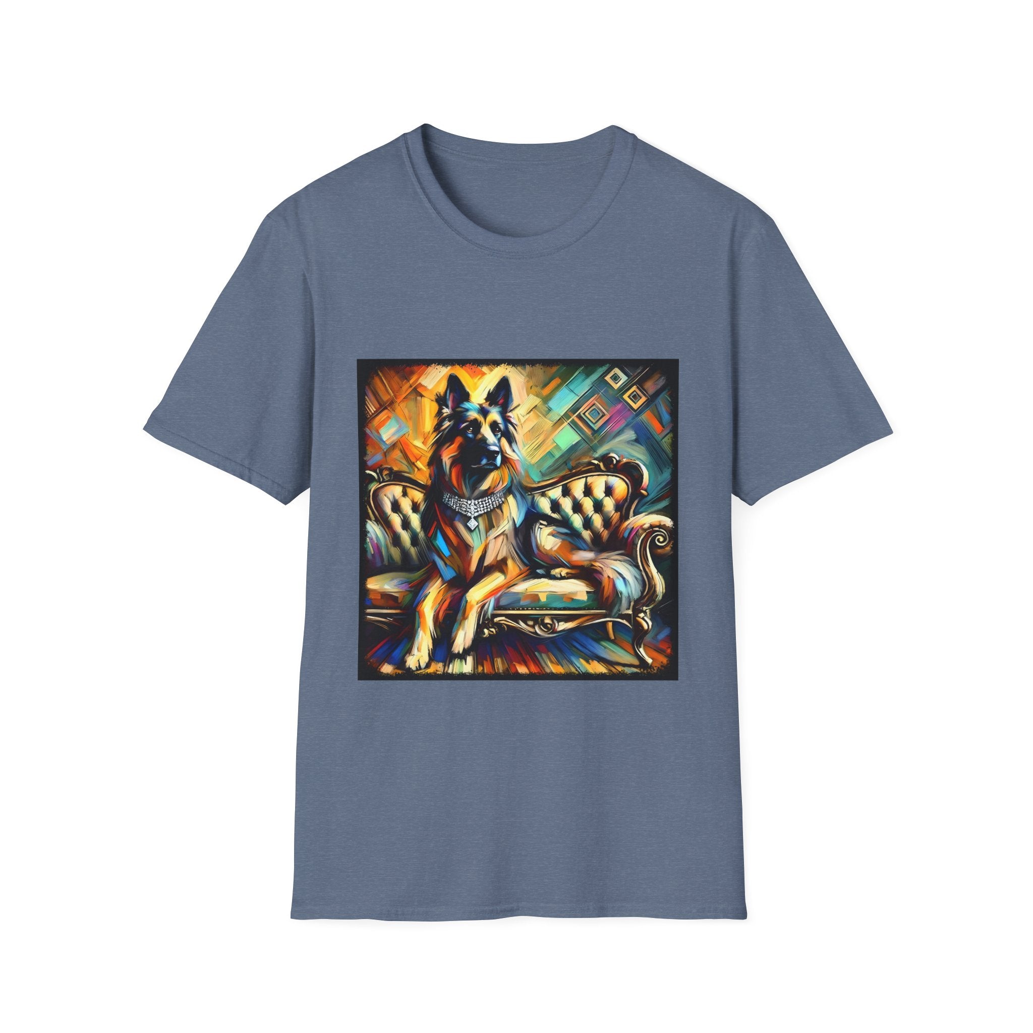 German Shepherd Diamond Multicolor Classic | Unisex Dog T-Shirt