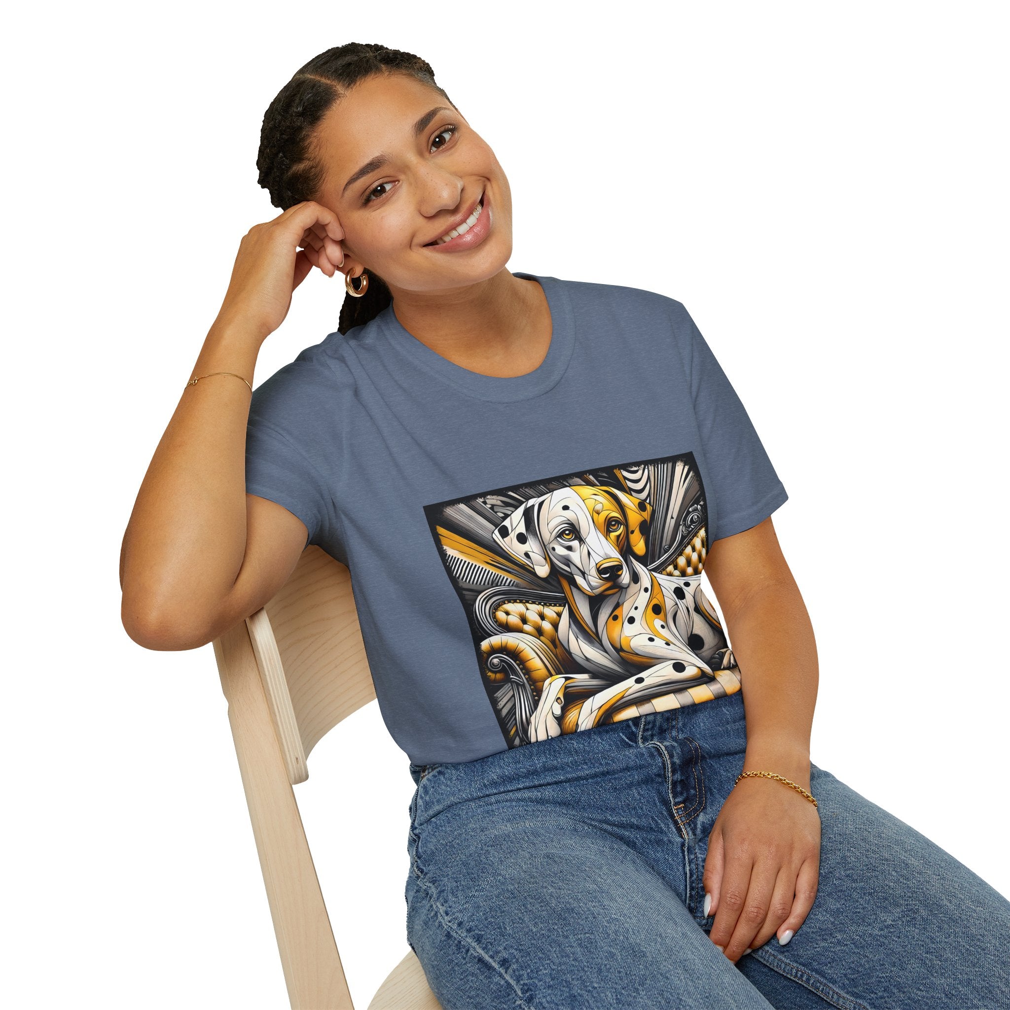 Dalmatian Lemon Rebel | Unisex Dog T-Shirt