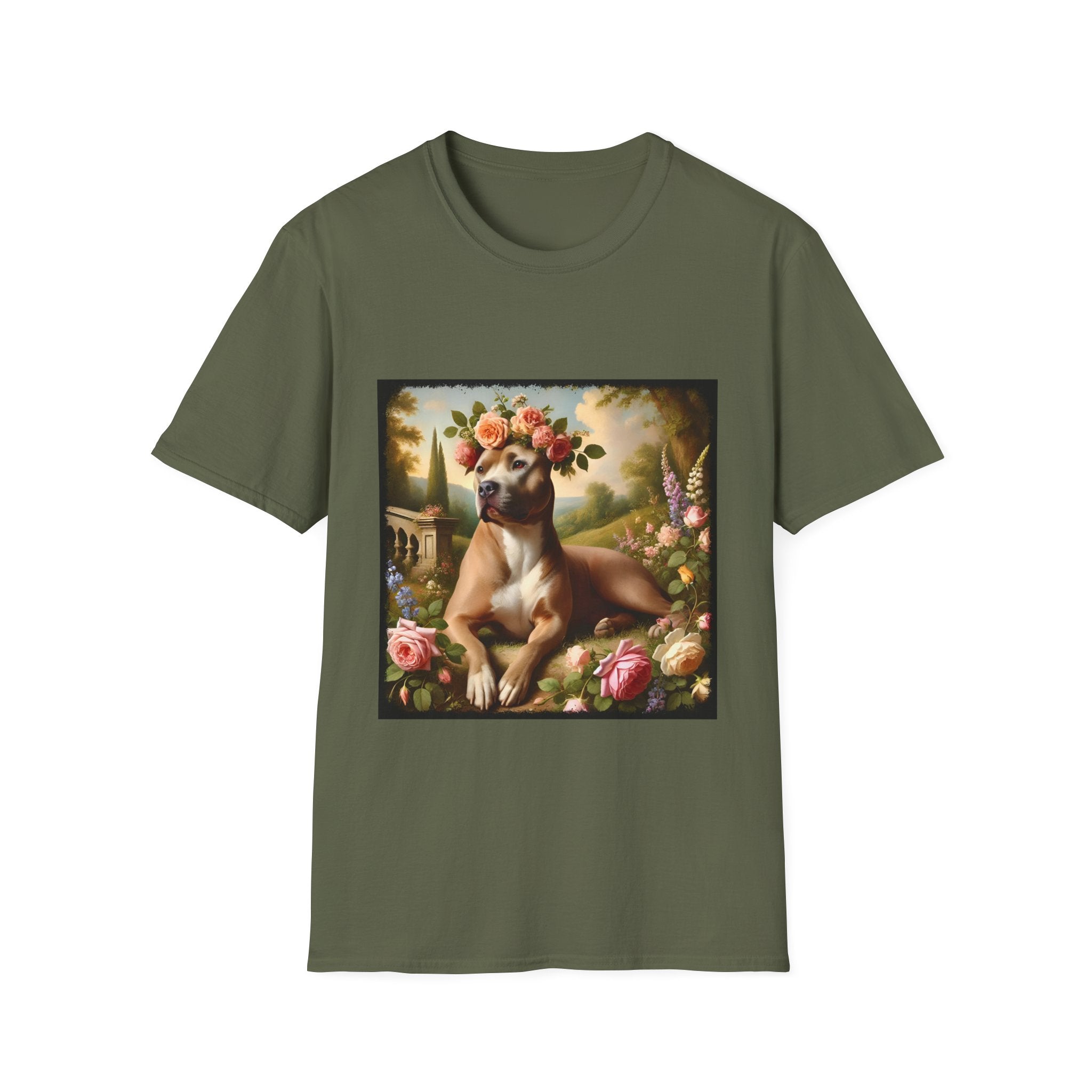 American Pit Bull Terrier Shirt | Botanical Beauty Dog Lover Tee