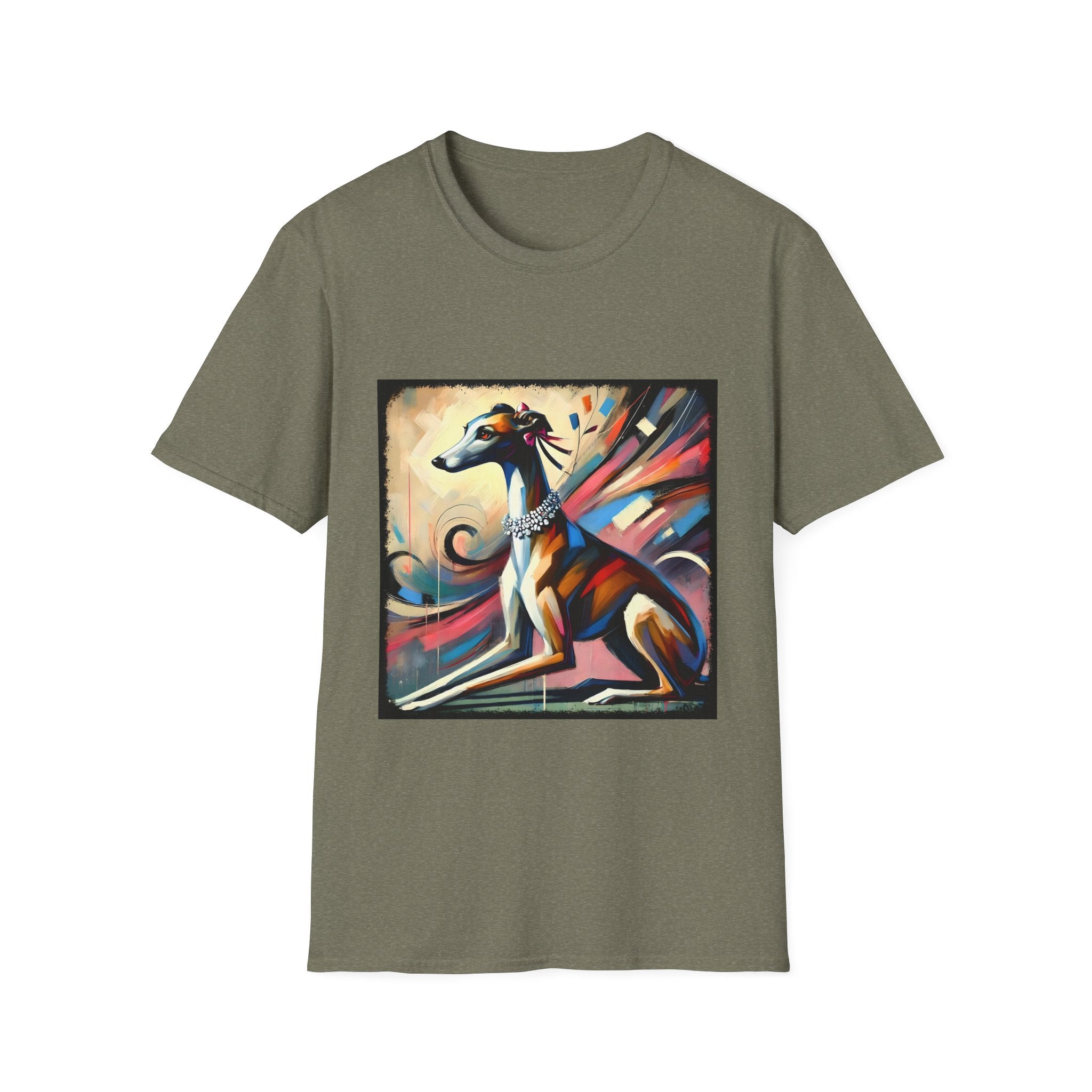 Greyhound Bold Pastel Classic  | Unisex Dog T-Shirt