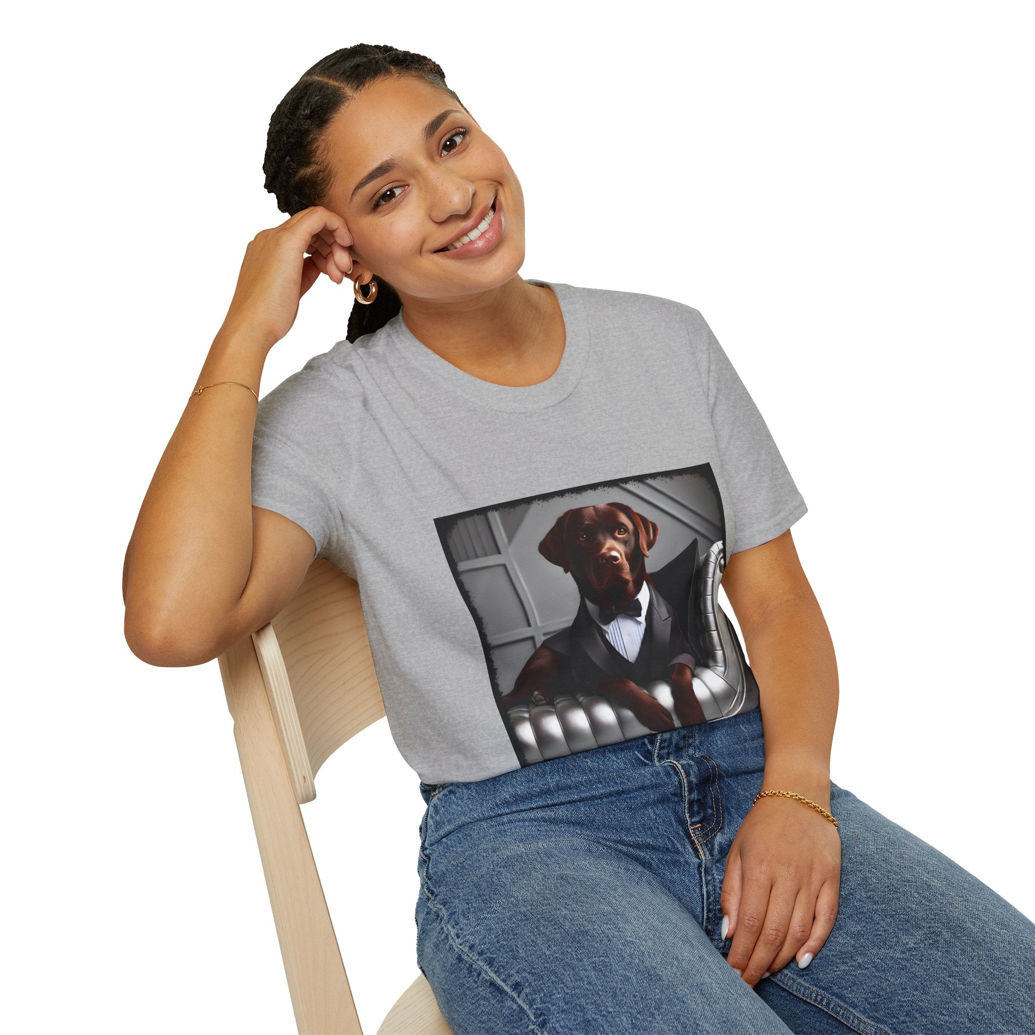 Labrador Retriever Chocolate Chap | Unisex Dog T-Shirt