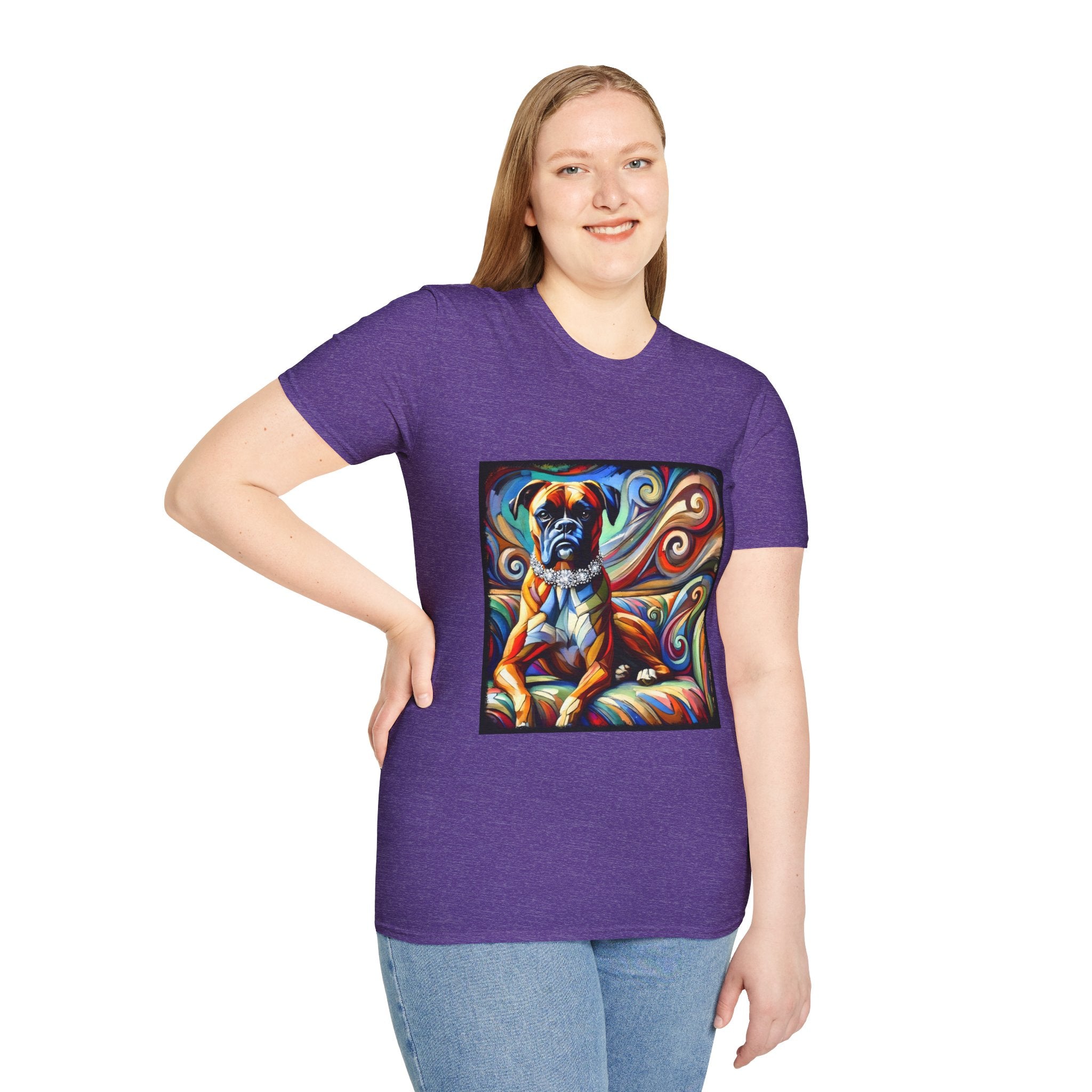 Boxer Diamond Swirl | Unisex Dog T-Shirt