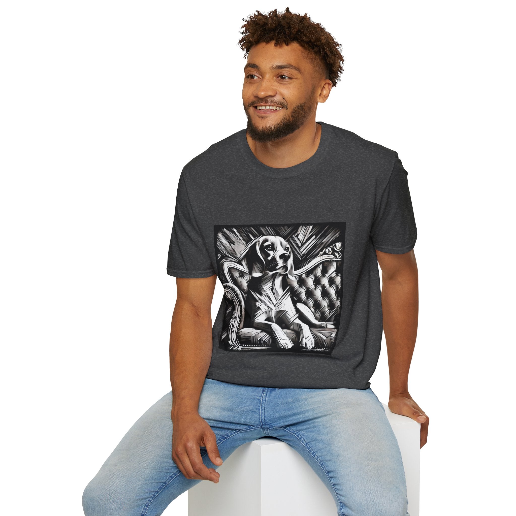 Beagle B&W Bold | Unisex Dog T-Shirt