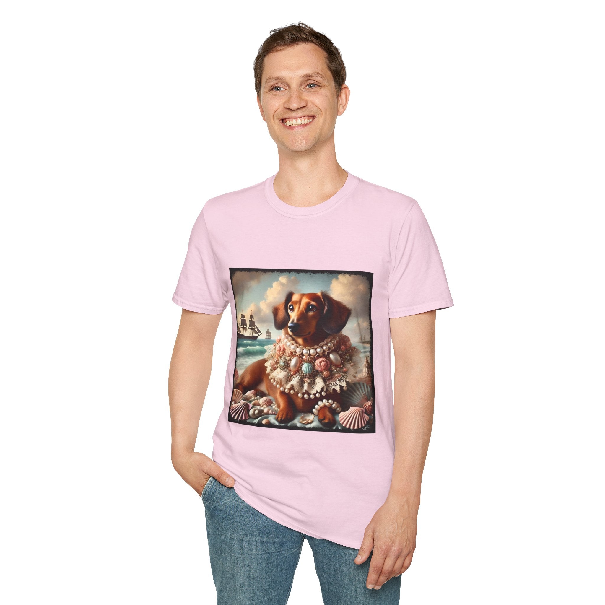 Dachshund Ocean Muse | Unisex Dog T-Shirt