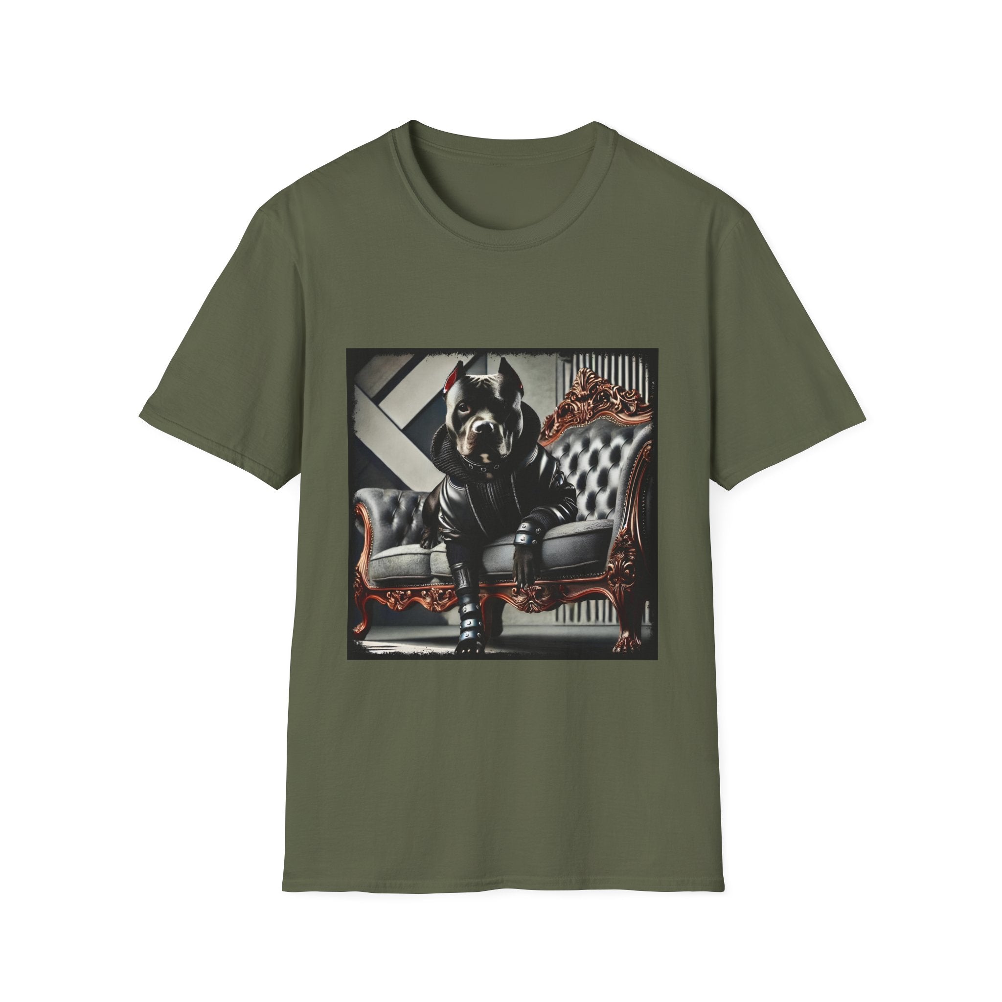 American Pit Bull Terrier Shirt | Leather Rebel Dog Lover Tee