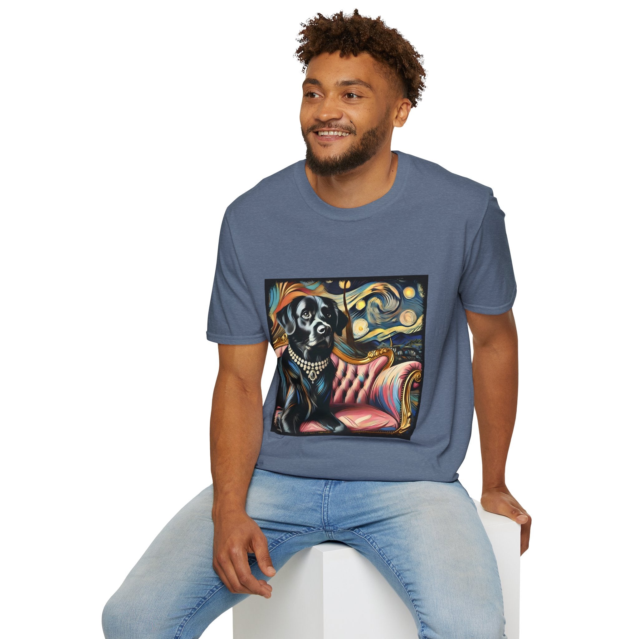 Labrador Retriever Starry Swirl | Unisex Dog T-Shirt