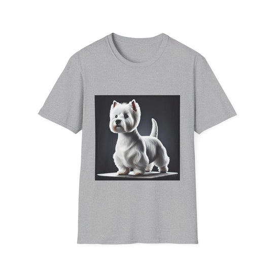 West Highland White Terrier Best in Show design dog lover unisex t-shirt in sport grey