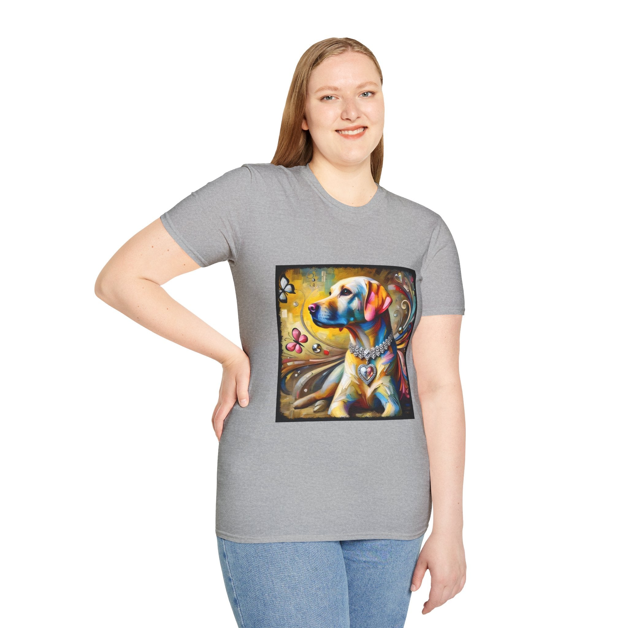 Labrador Retriever Diamond Heart Classic | Unisex Dog T-Shirt