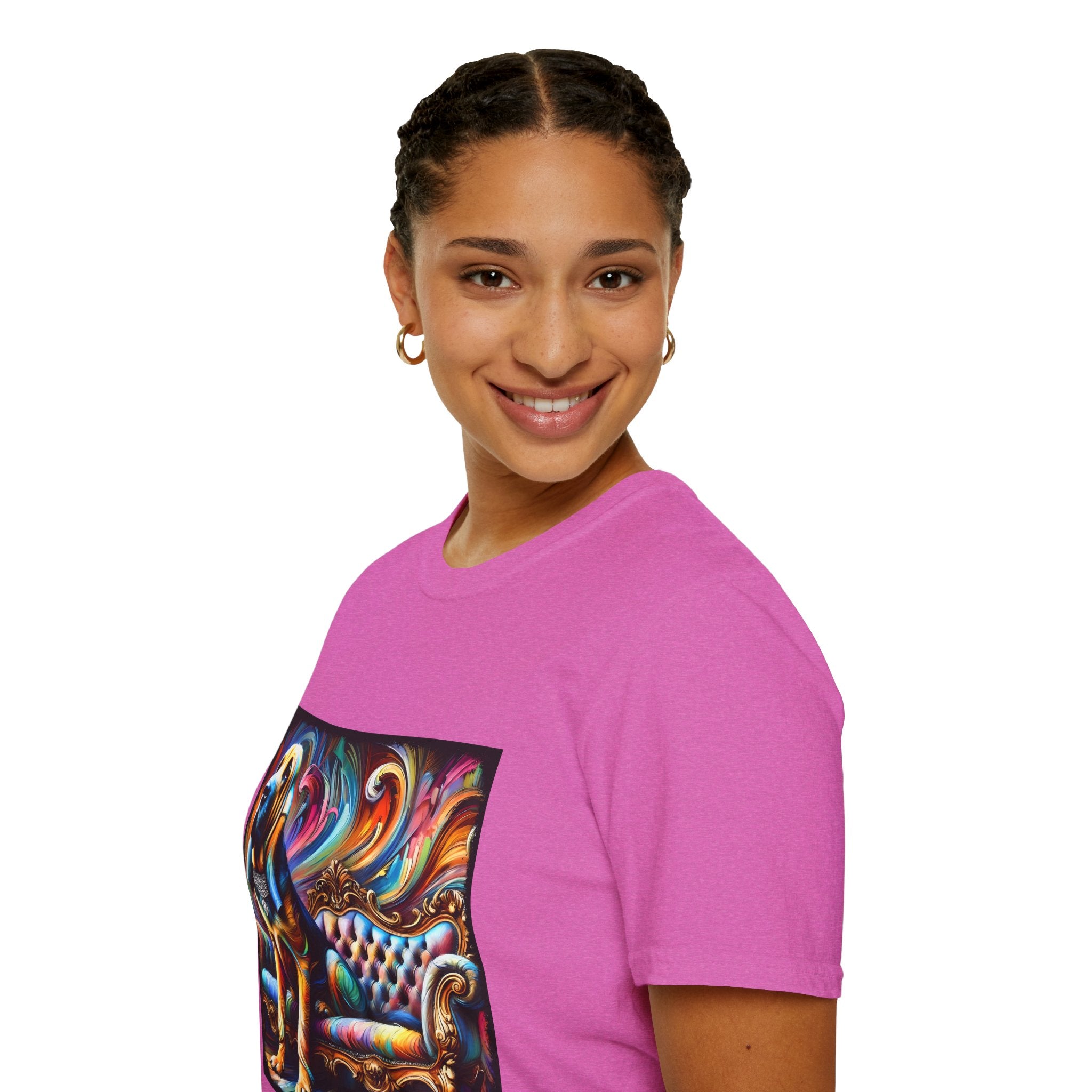 Bloodhound Vivid Swirl | Unisex Dog T-Shirt