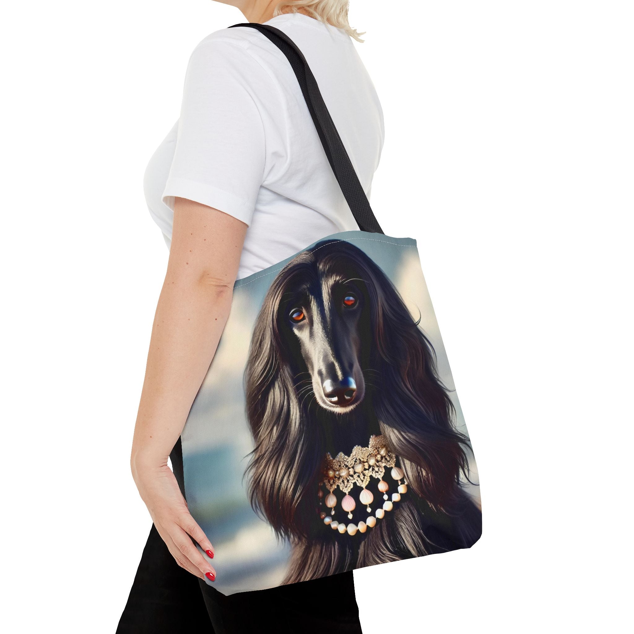 Afghan Hound Tote Bag | Beach Bombshell Dog Lover Gift