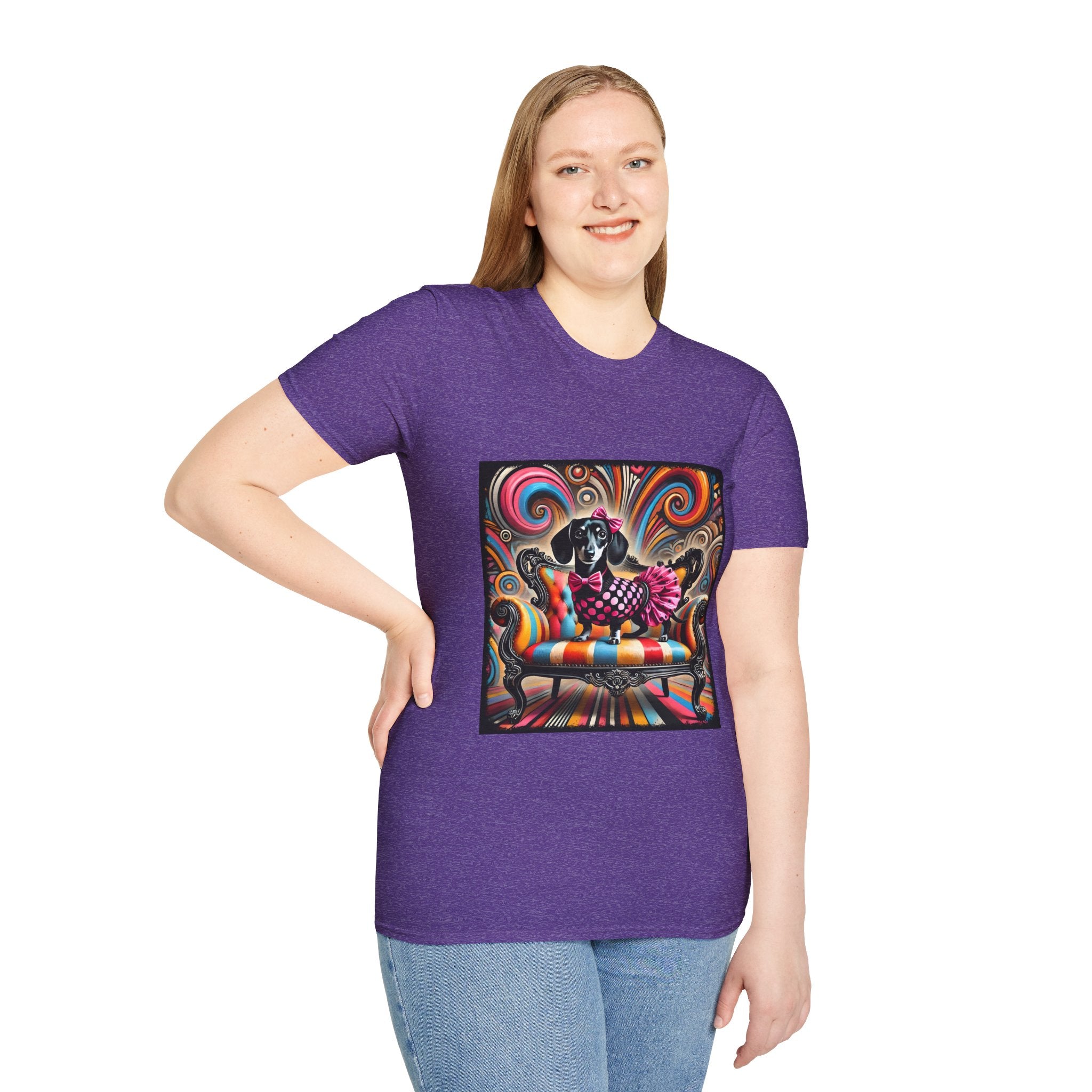 Dachshund Polka Dot Diva | Unisex Dog T-Shirt