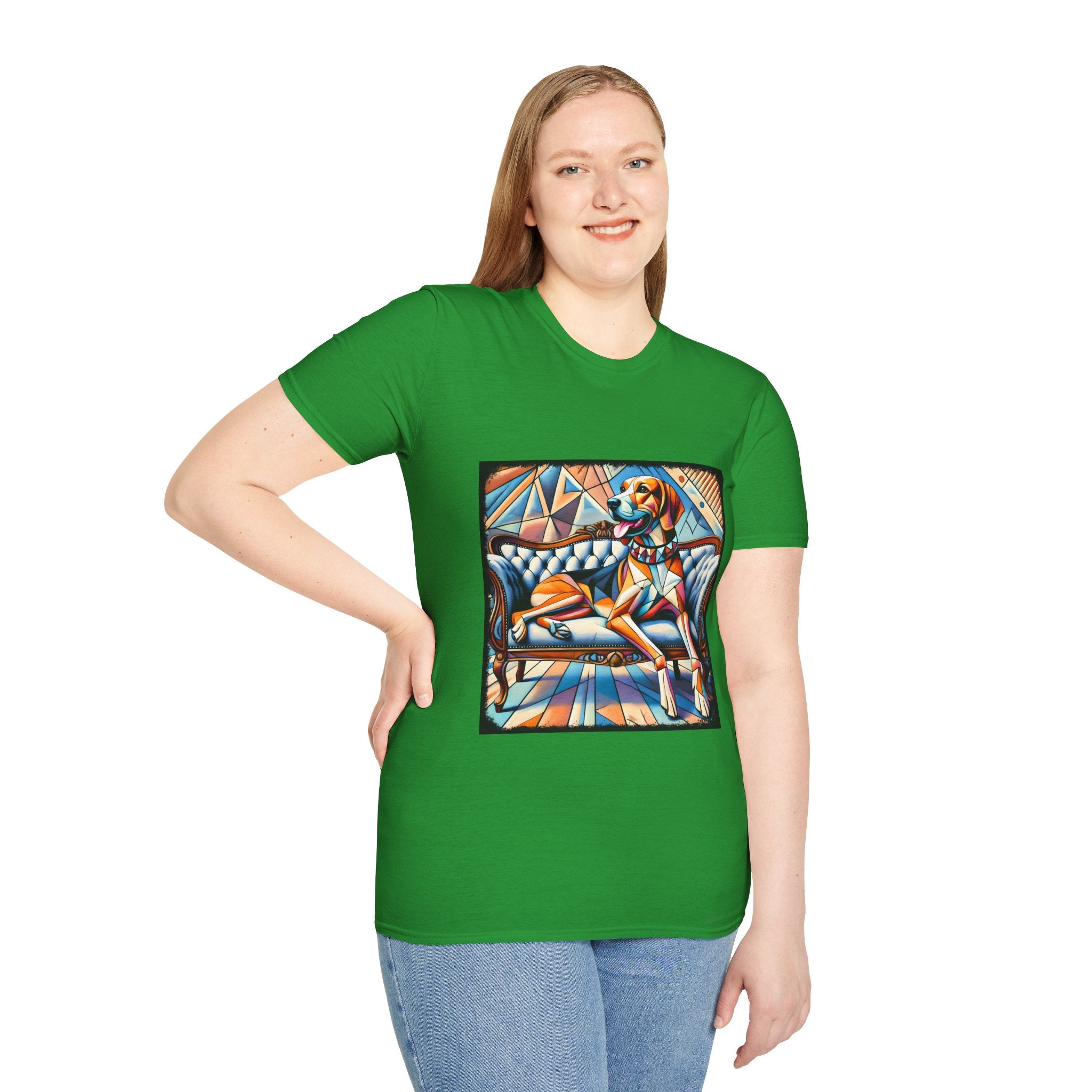 Treeing Walker Coonhound Bold Geometric | Unisex Dog T-Shirt