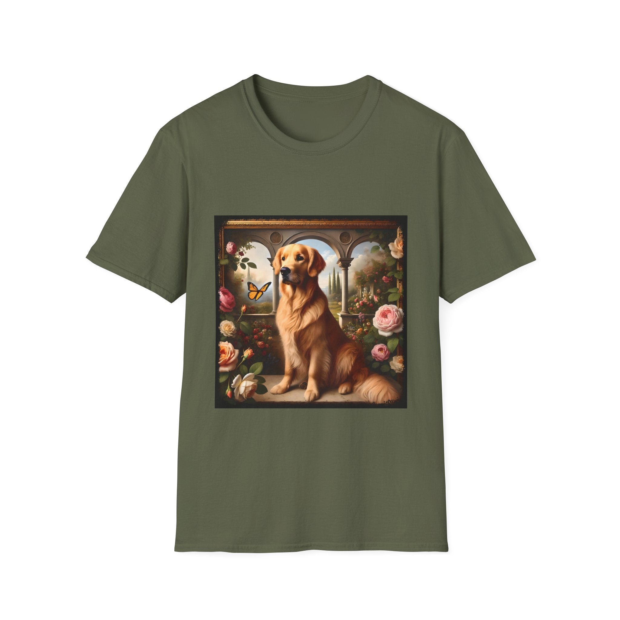 Golden Retriever Shirt | Botanical Classic Dog Lover Tee