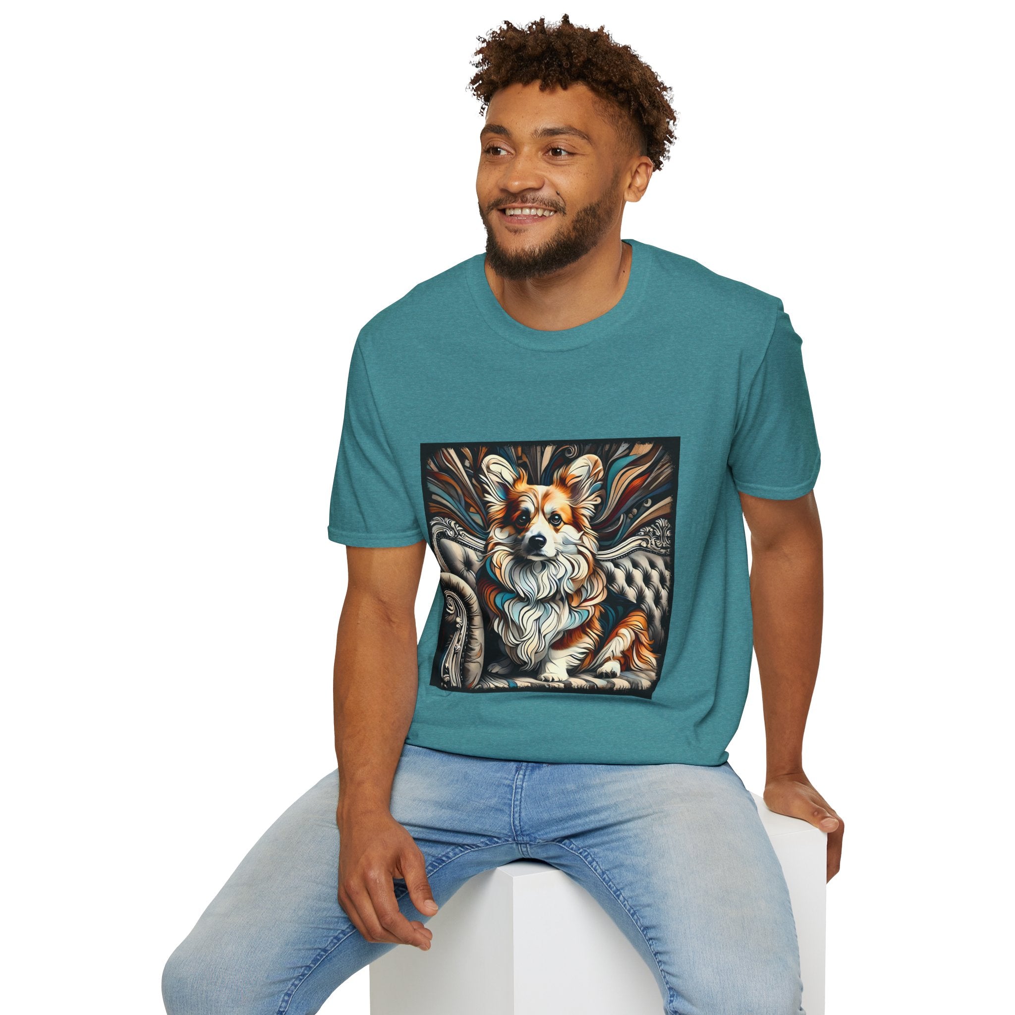 Pembroke Welsh Corgi Earthy Swirl | Unisex Dog T-Shirt