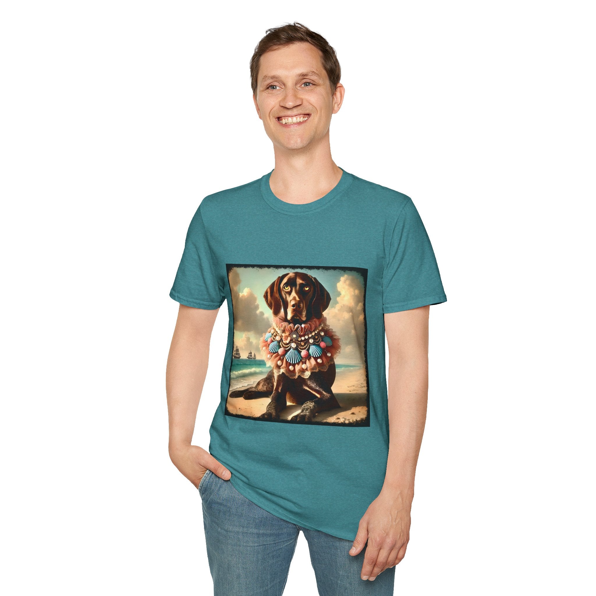 German Shorthaired Pointer Beach Babe | Unisex Dog T-Shirt
