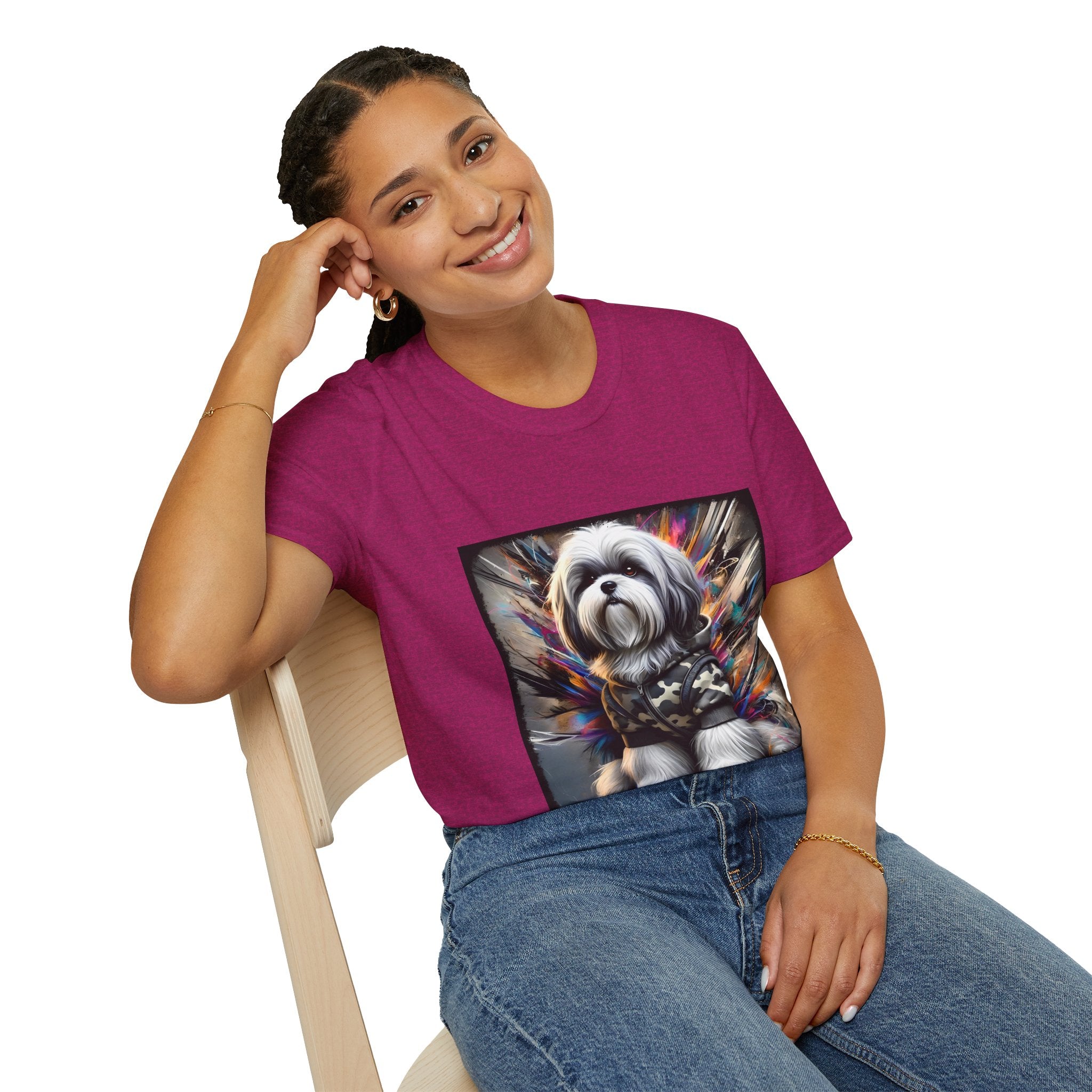 Shih Tzu Bold Camo Classic | Unisex Dog T-Shirt