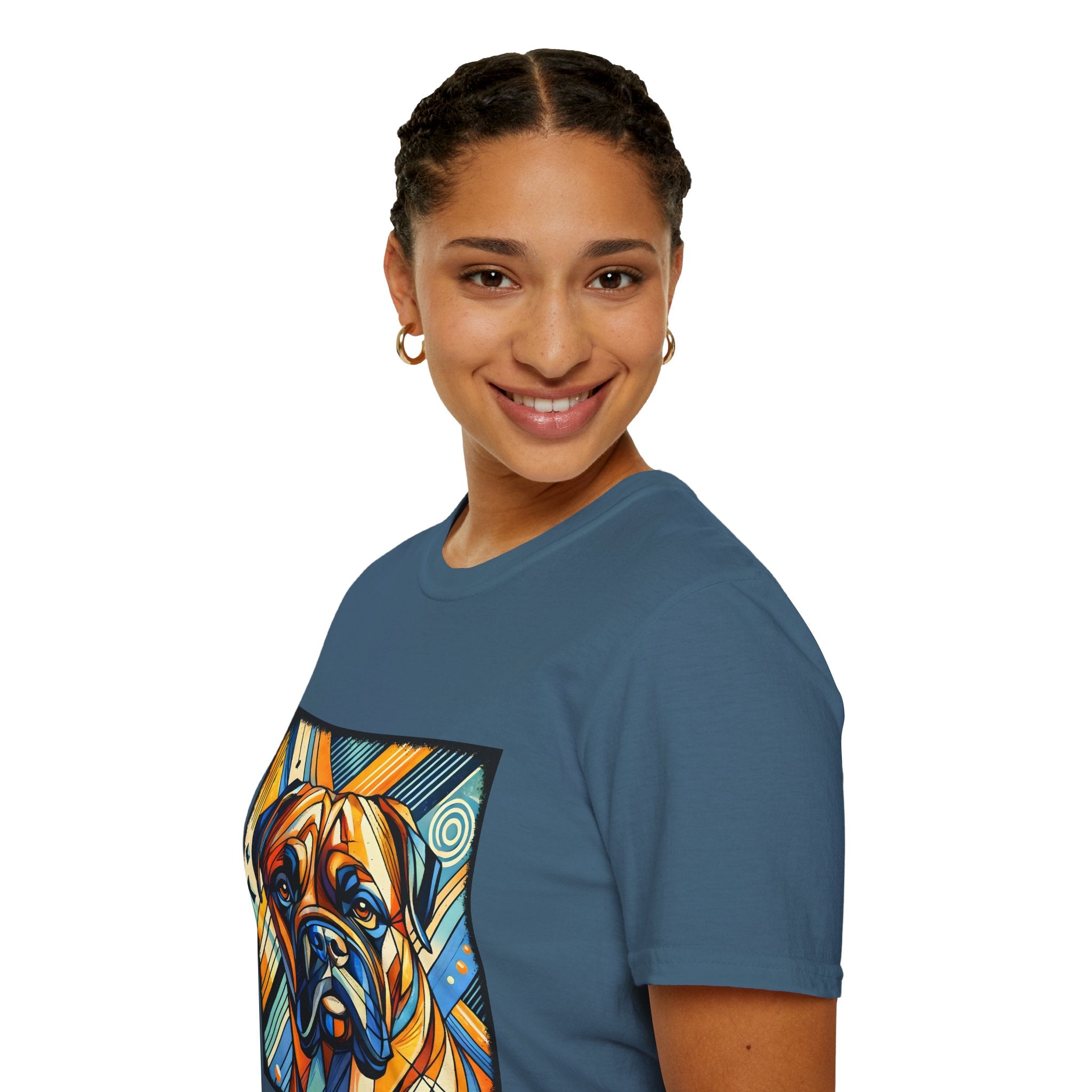 Bullmastiff Warm Geometric | Unisex Dog T-Shirt