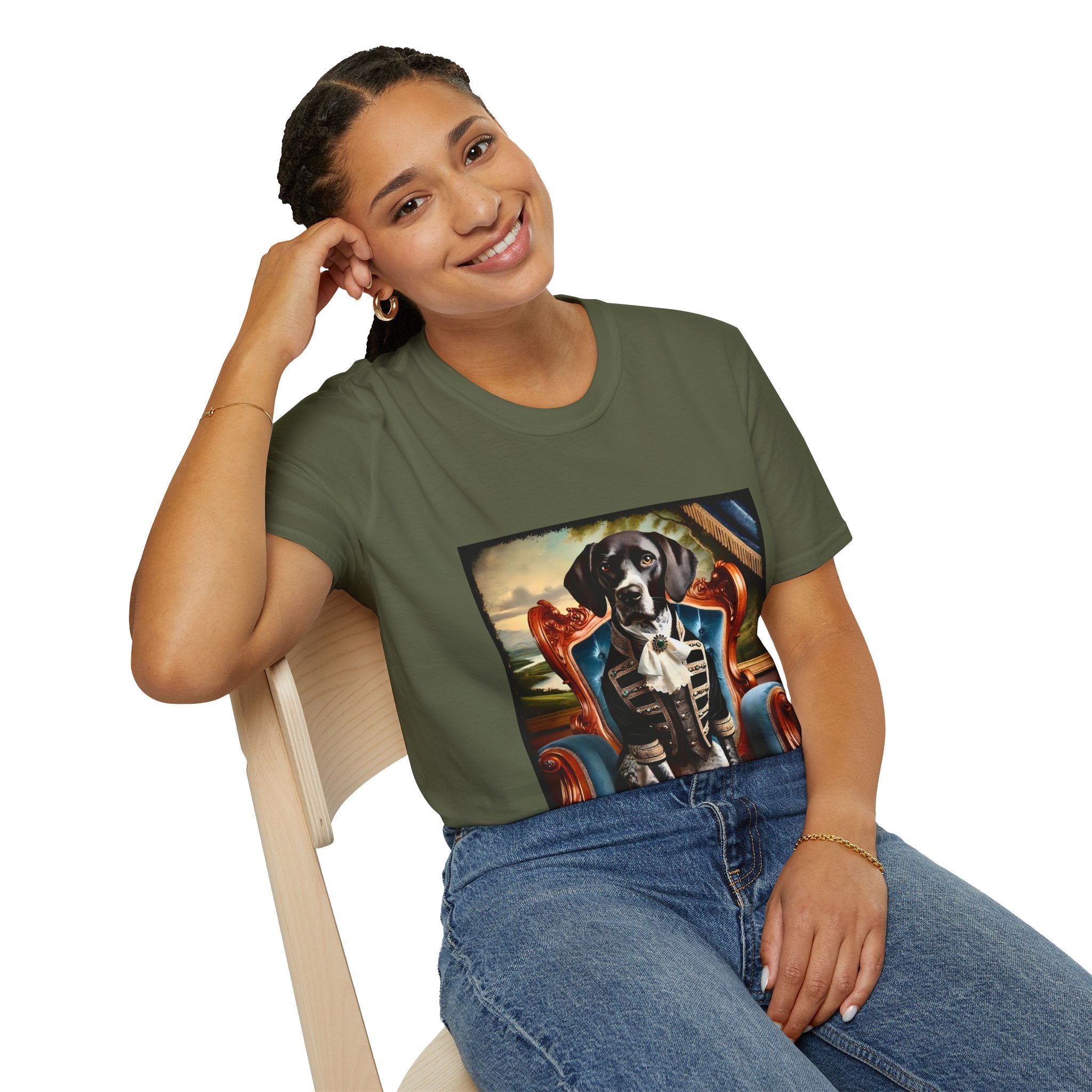 German Shorthaired Pointer Velvet Duke | Unisex Dog T-Shirt