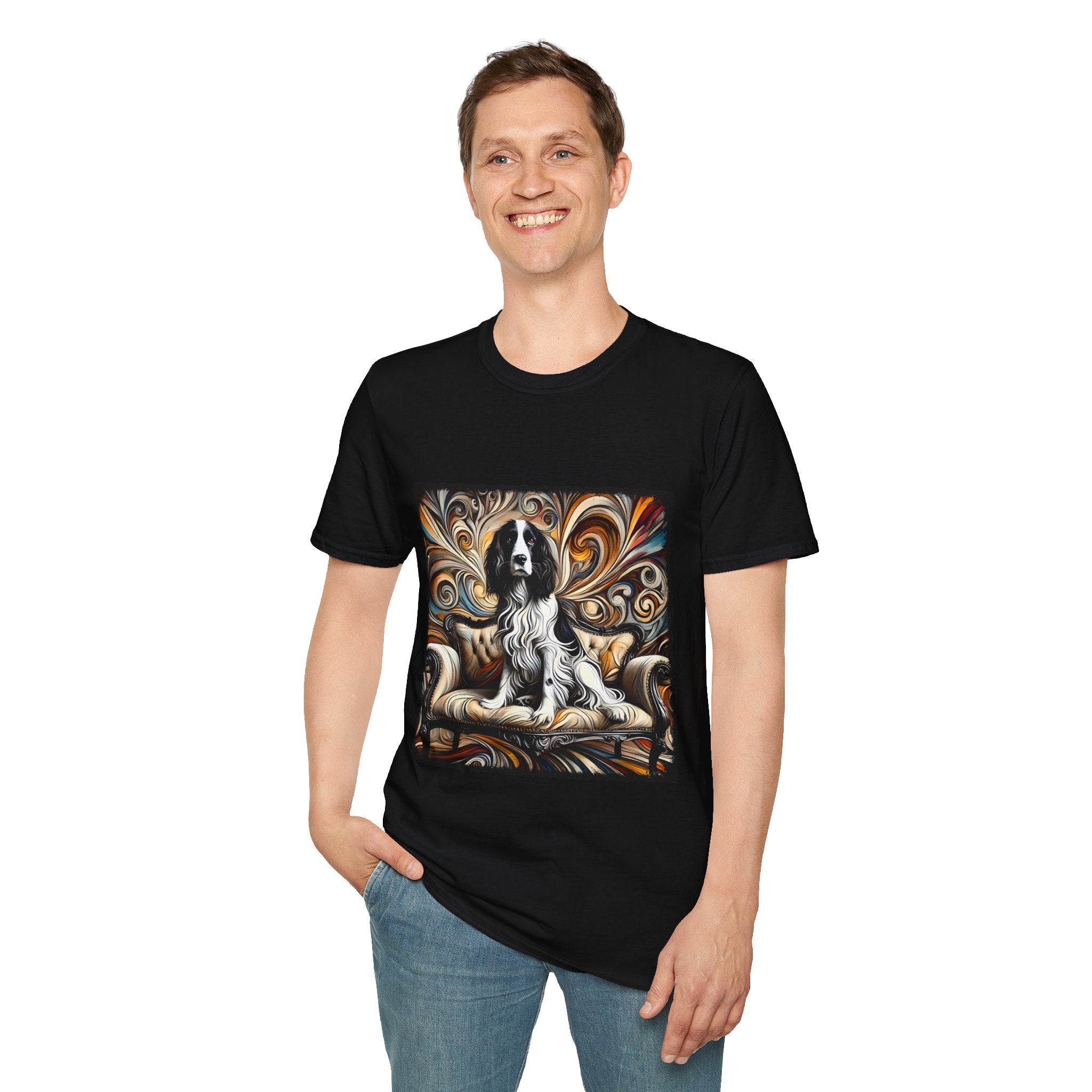 English Springer Spaniel Warm Swirl | Unisex Dog T-Shirt