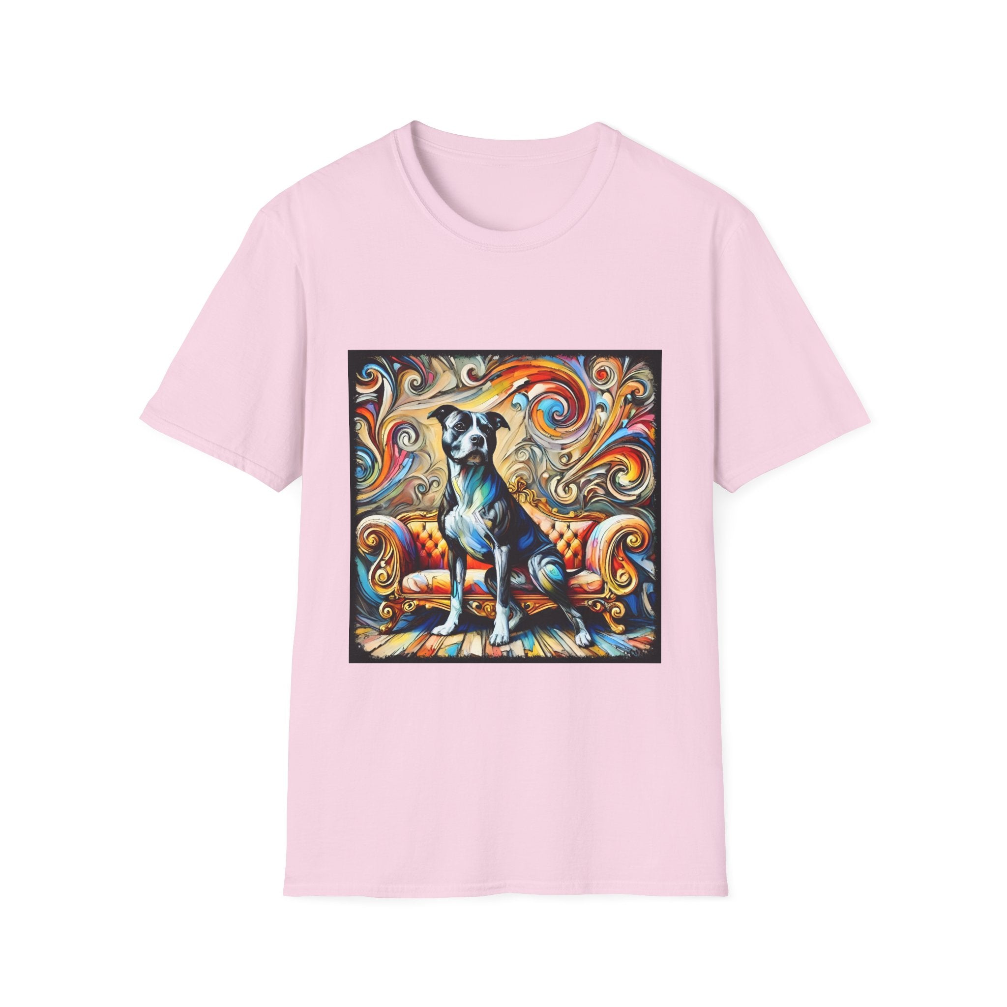 American Pit Bull Terrier Shirt | Kaleidoscopic Swirl Dog Lover Tee