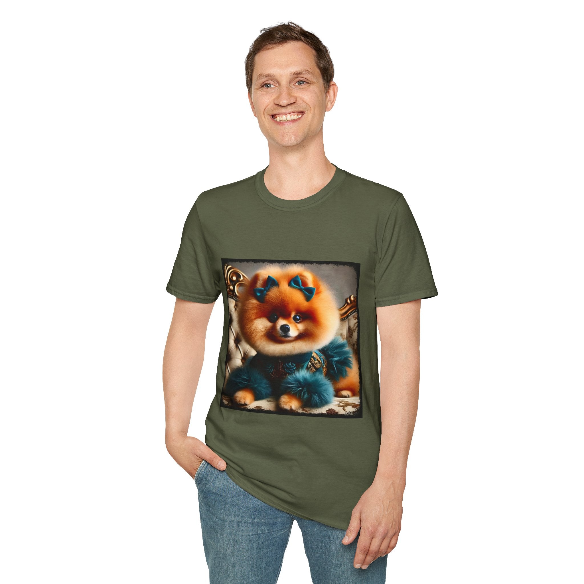 Pomeranian Fluff Boss | Unisex Dog T-Shirt