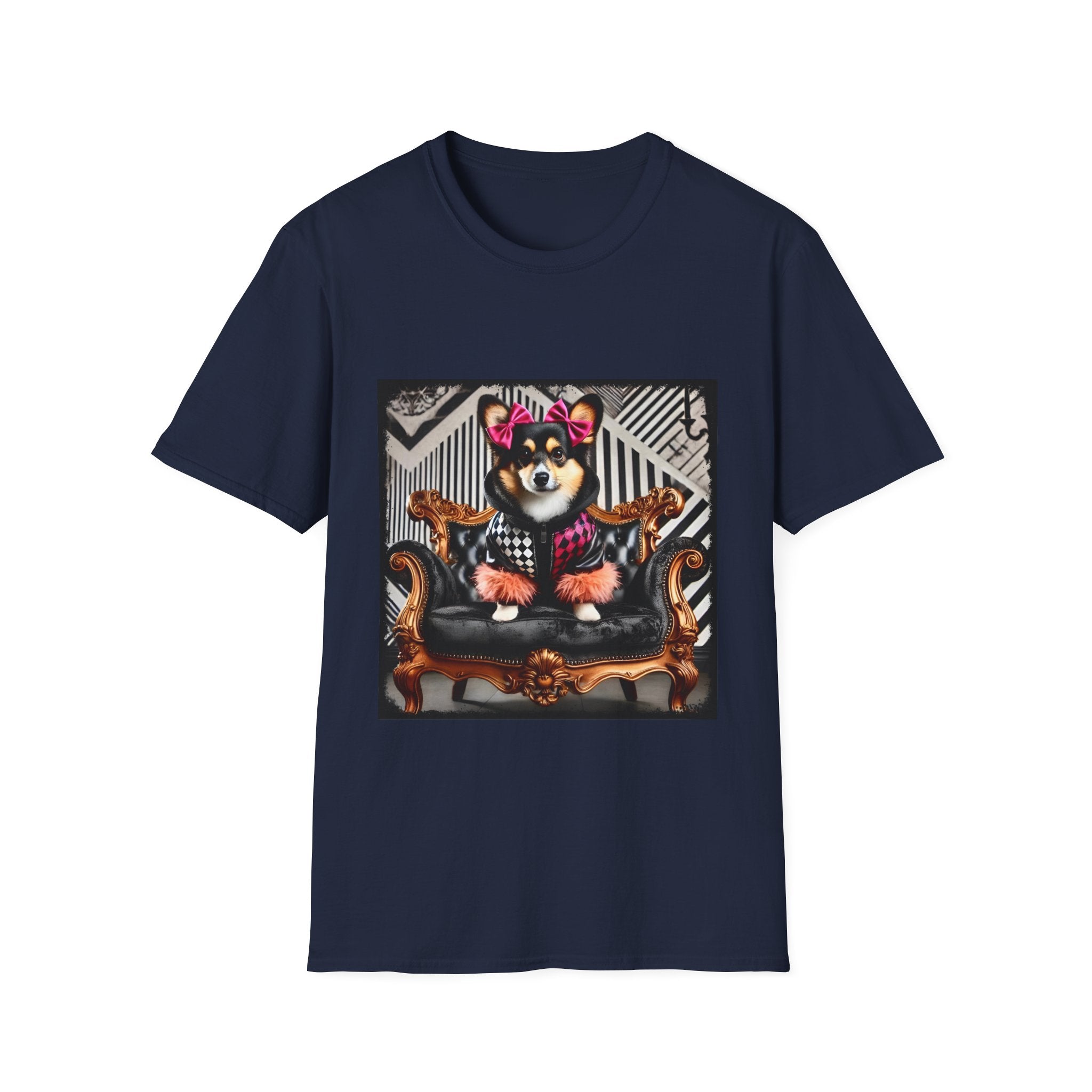 Pembroke Welsh Corgi Rock Chic | Unisex Dog T-Shirt