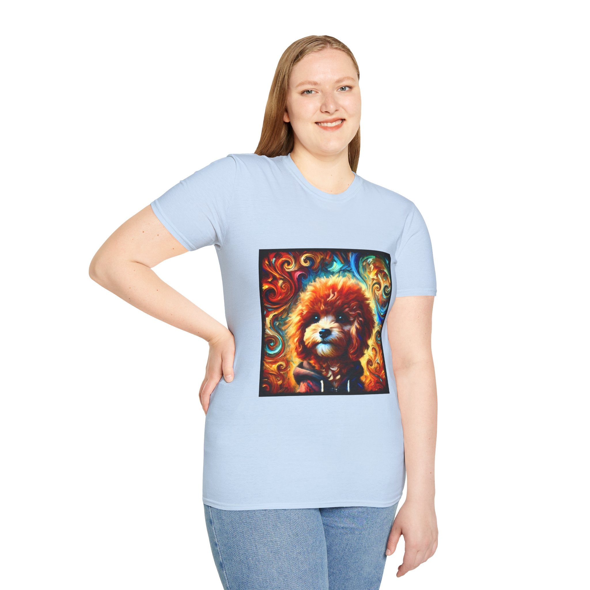 Poodle Multicolor Swirl | Unisex Dog T-Shirt