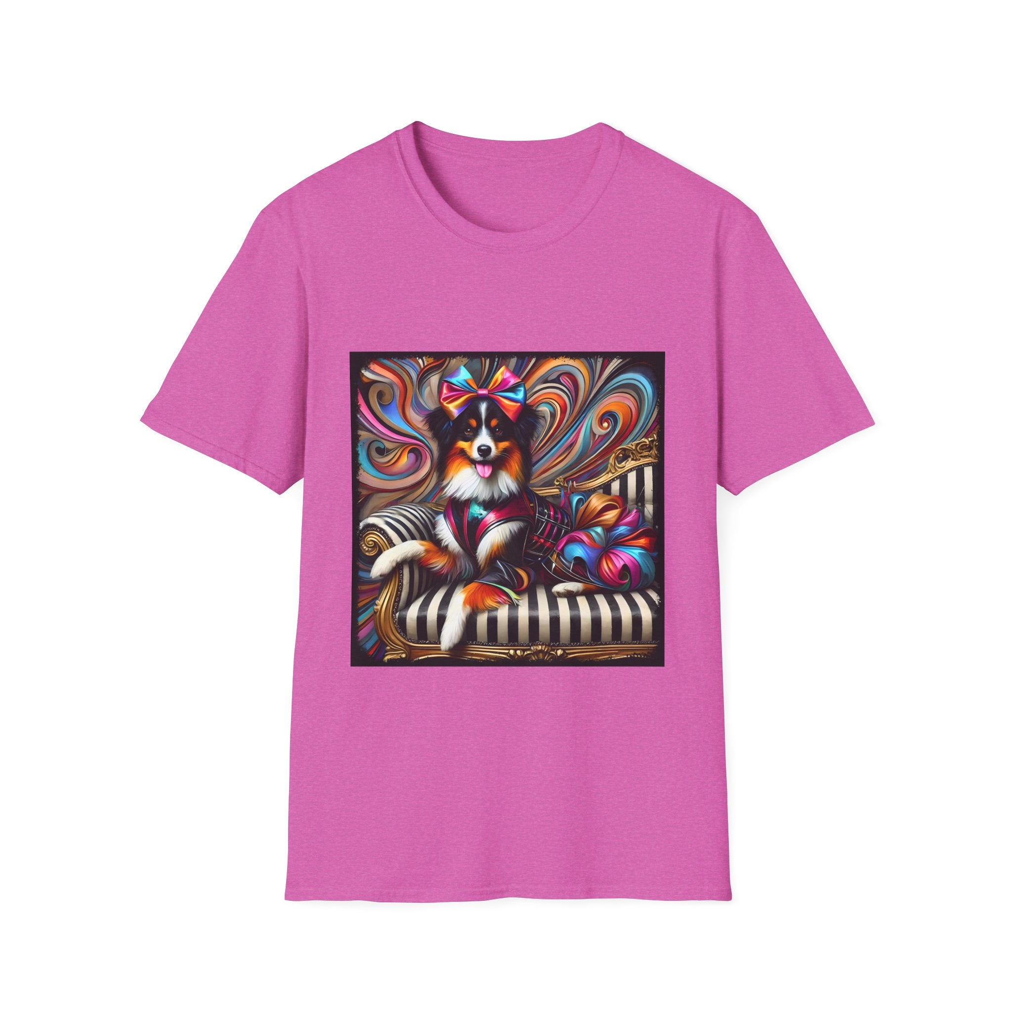 Australian Shepherd Bold Glam Rocker | Unisex Dog T-Shirt