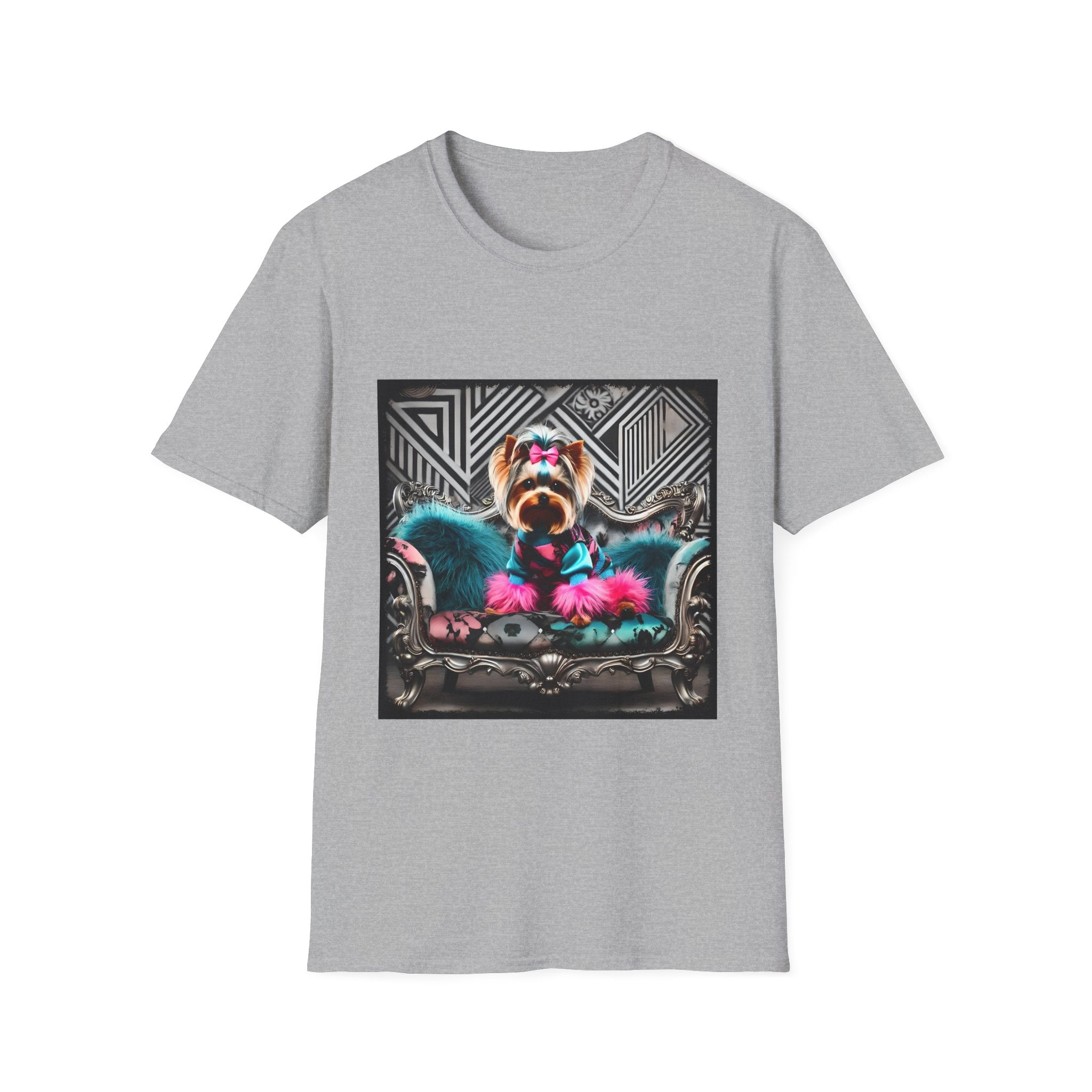 Yorkshire Terrier Chic Rocker | Unisex Dog T-Shirt