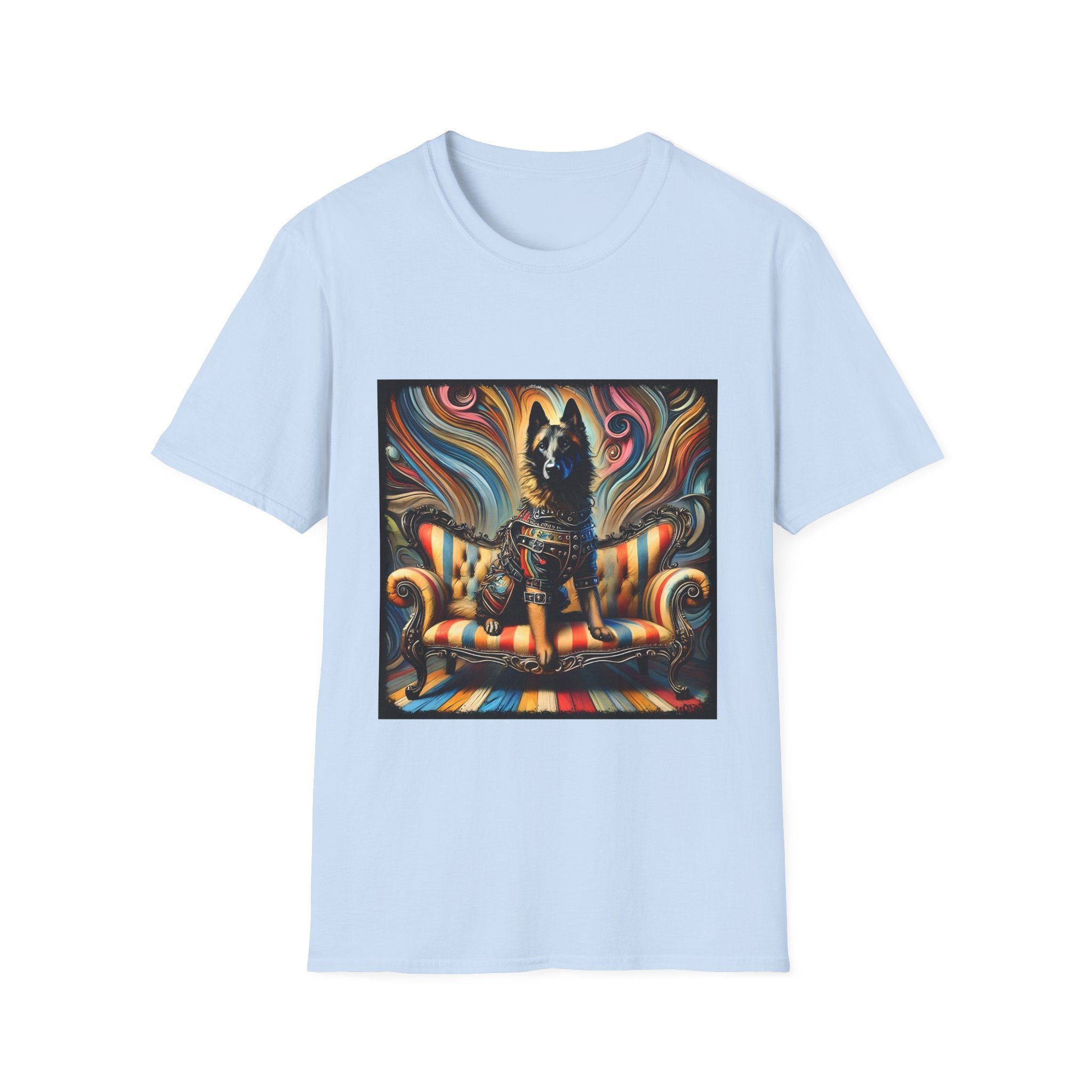 Belgian Malinois Vivid Rocker | Unisex Dog T-Shirt